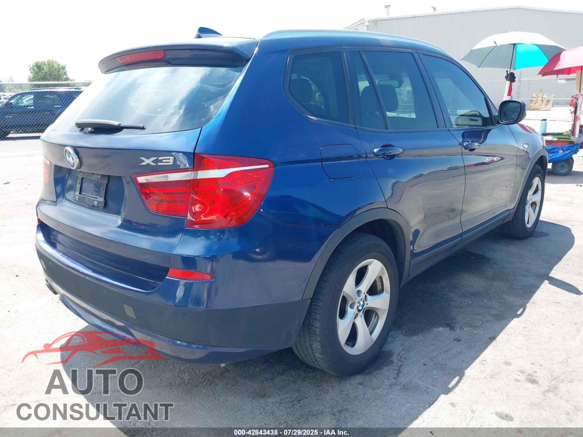 BMW X3 2012 - 5UXWX5C52CL720959
