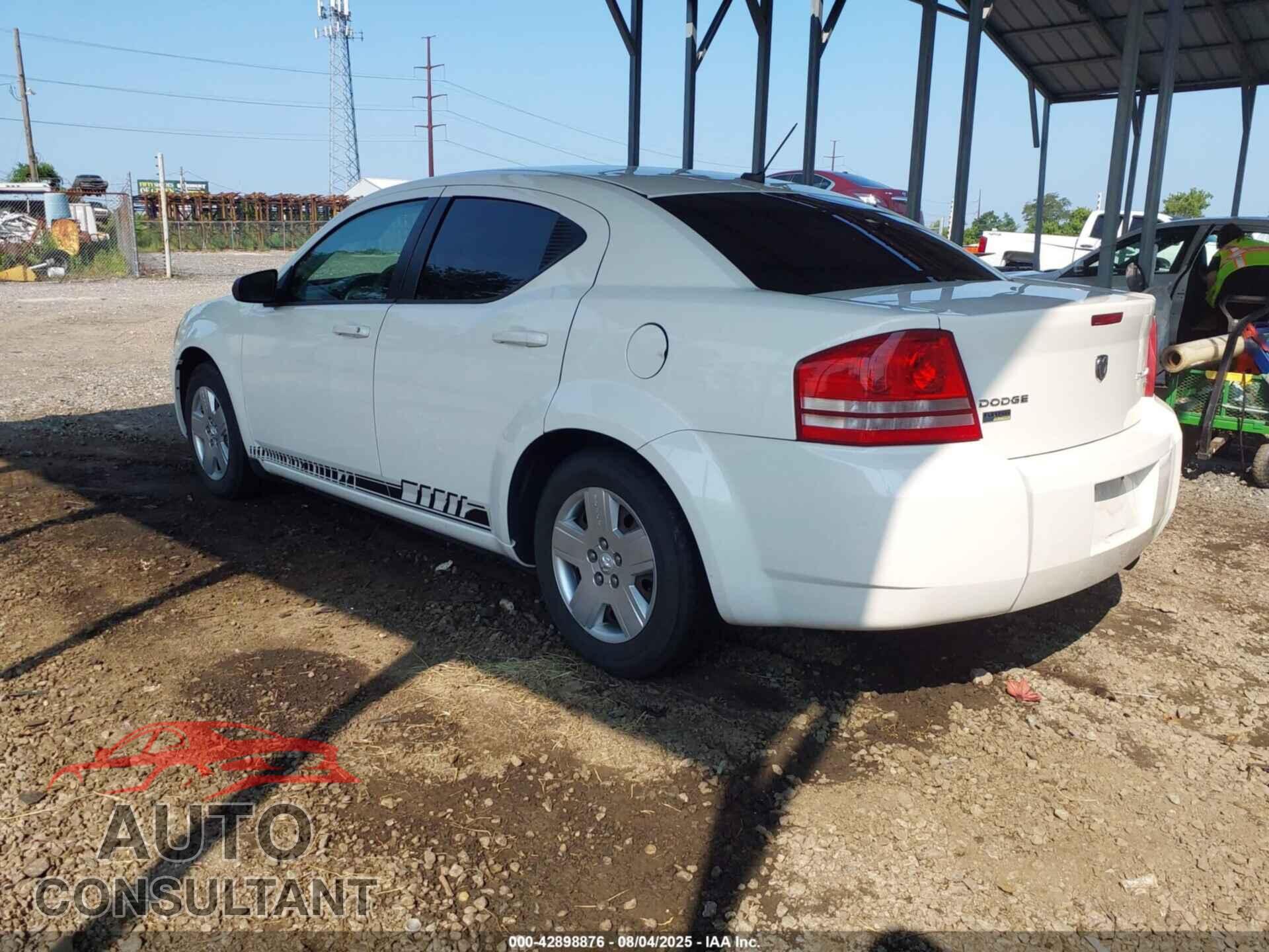 DODGE AVENGER 2010 - 1B3CC4FD4AN169062