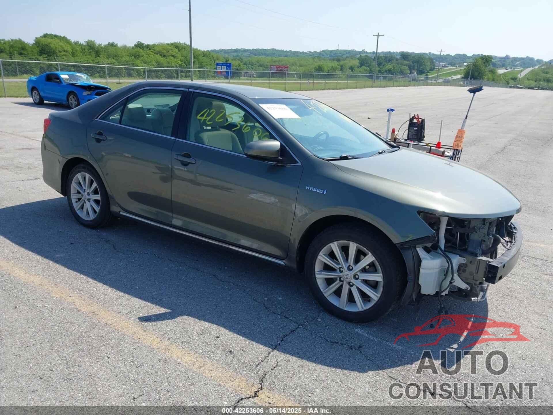 TOYOTA CAMRY HYBRID 2012 - 4T1BD1FK7CU037762
