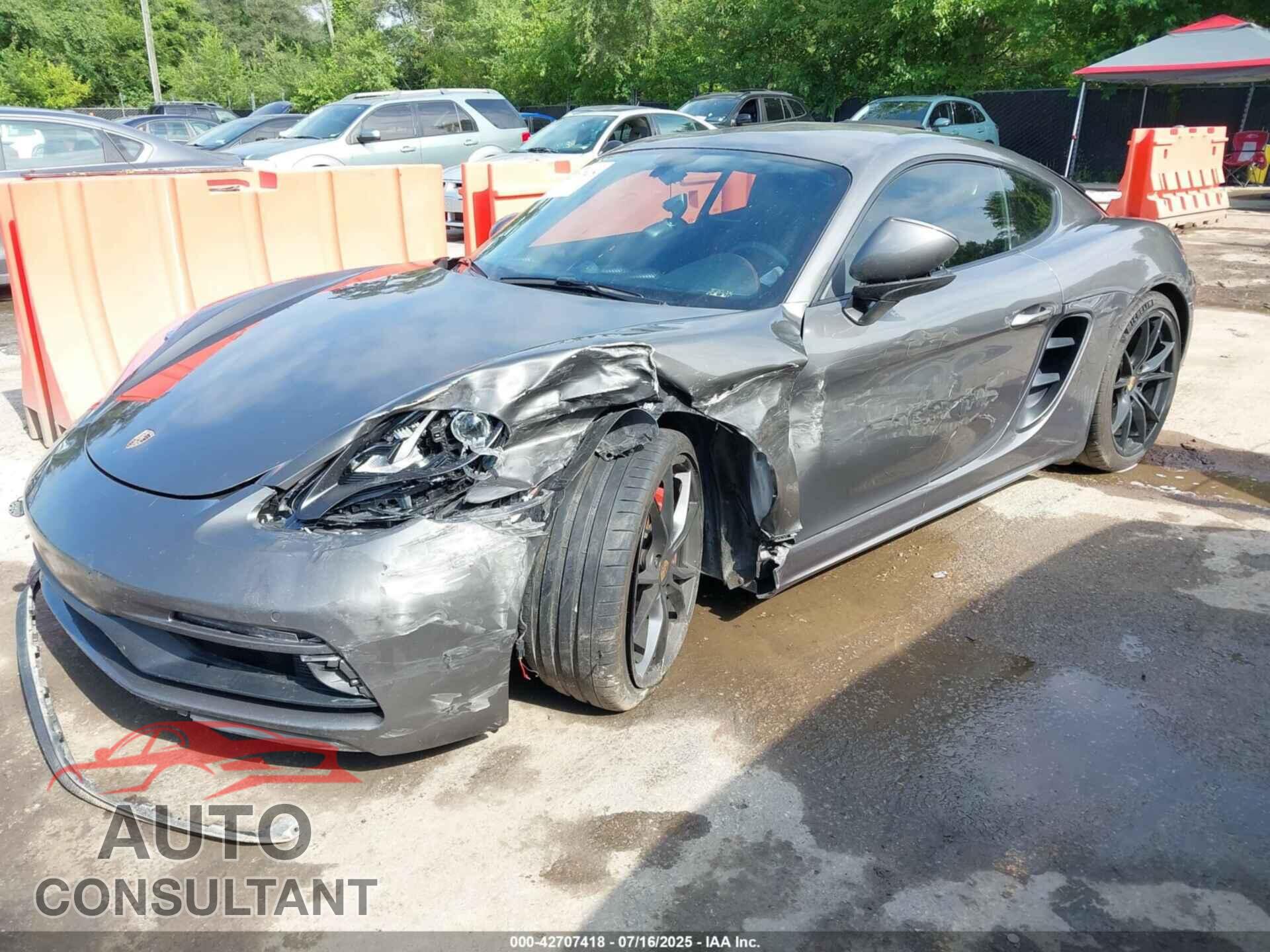 PORSCHE 718 CAYMAN 2018 - WP0AB2A80JS278434