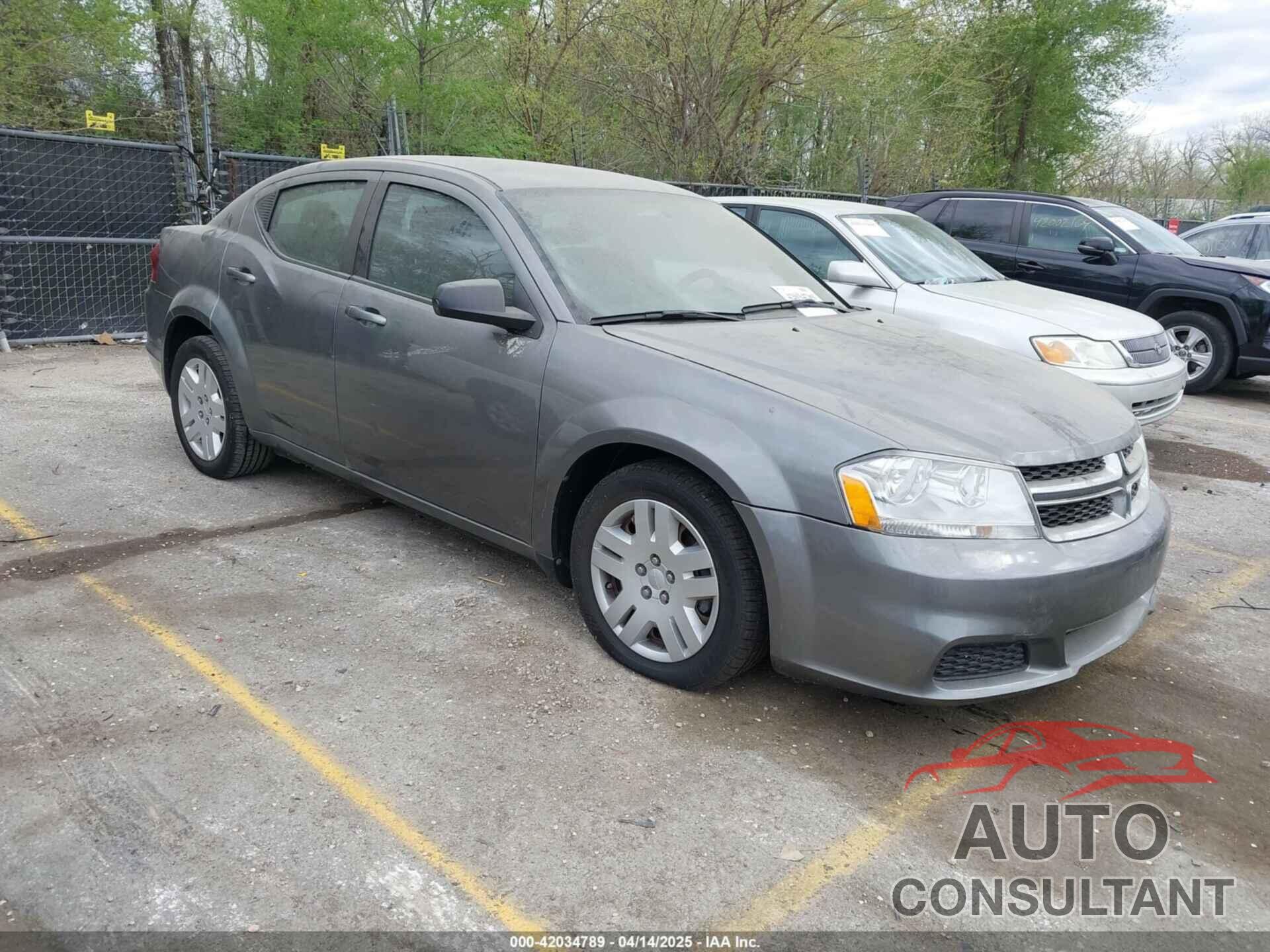 DODGE AVENGER 2013 - 1C3CDZAB0DN547773