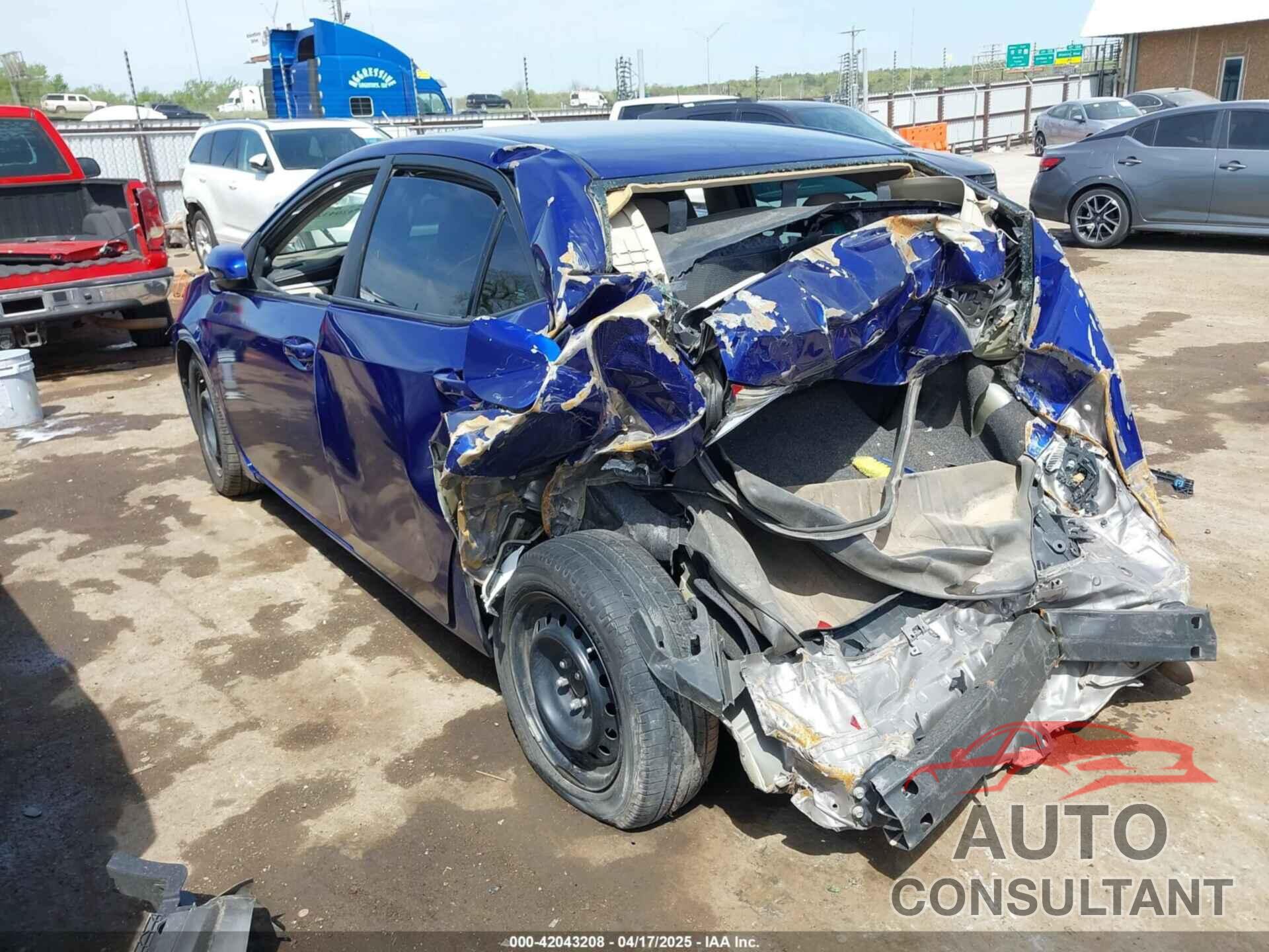 TOYOTA COROLLA 2016 - 5YFBURHE3GP381229
