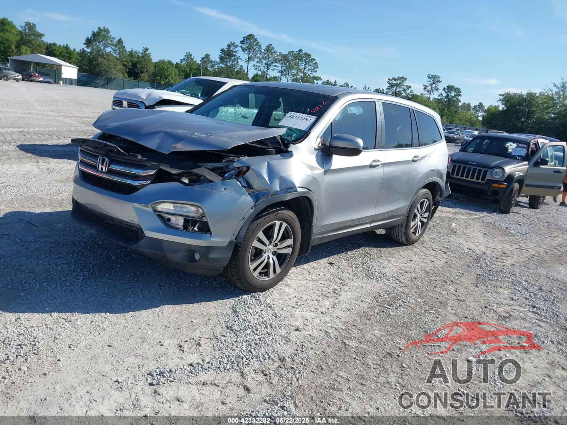 HONDA PILOT 2017 - 5FNYF5H7XHB027767