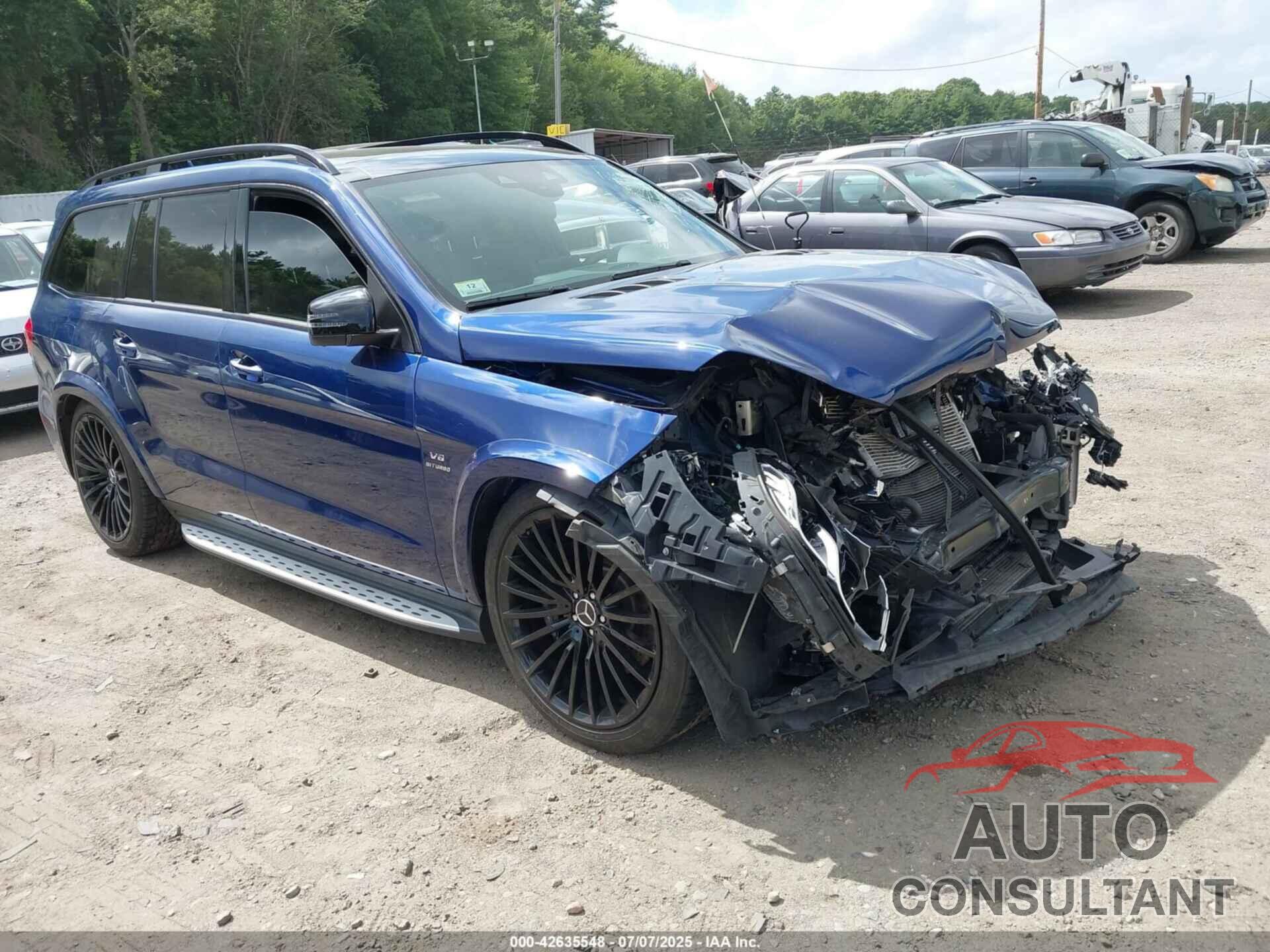 MERCEDES-BENZ AMG GLS 63 2017 - 4JGDF7FE3HA909654