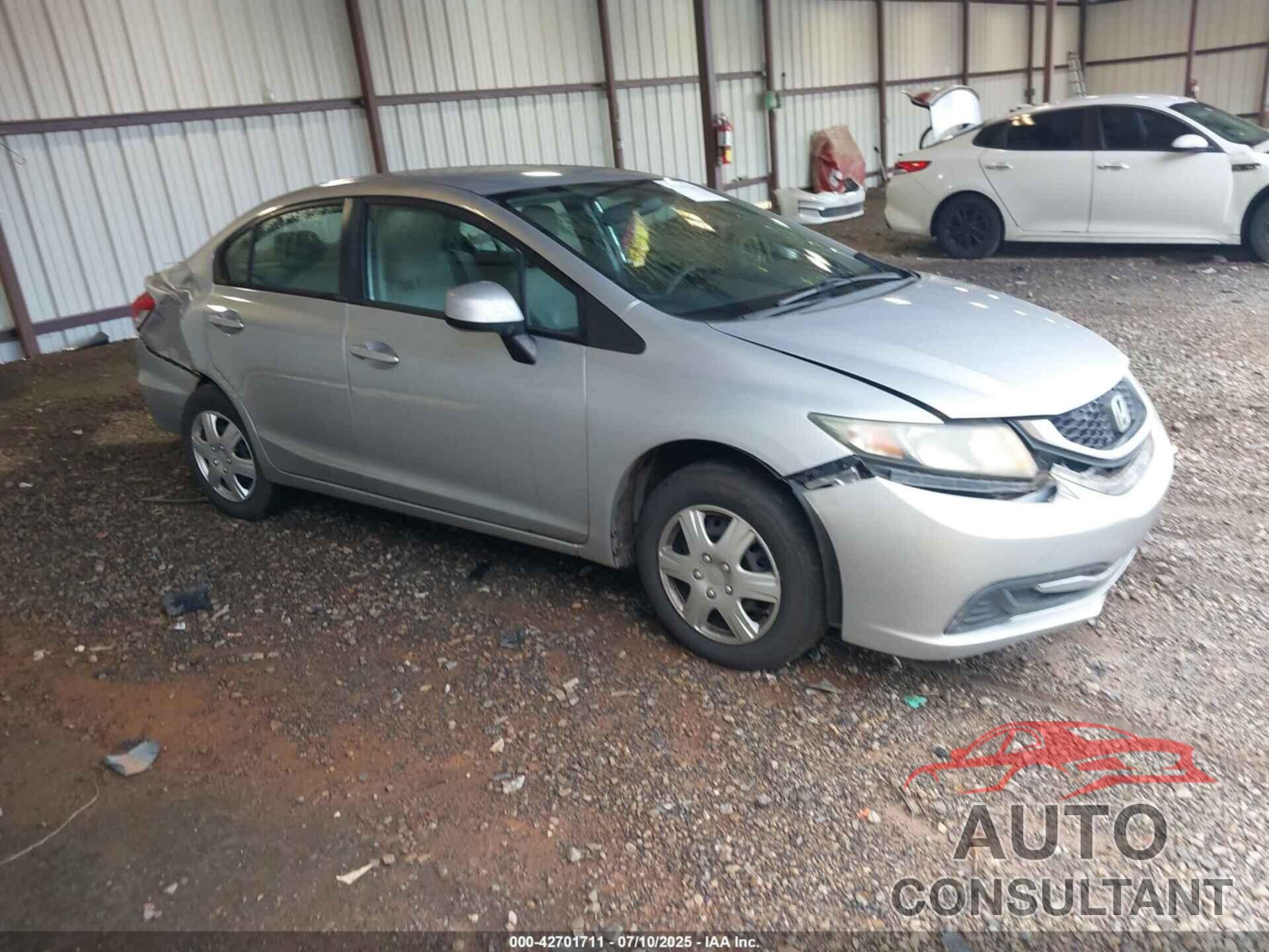 HONDA CIVIC 2013 - 19XFB2F59DE028007