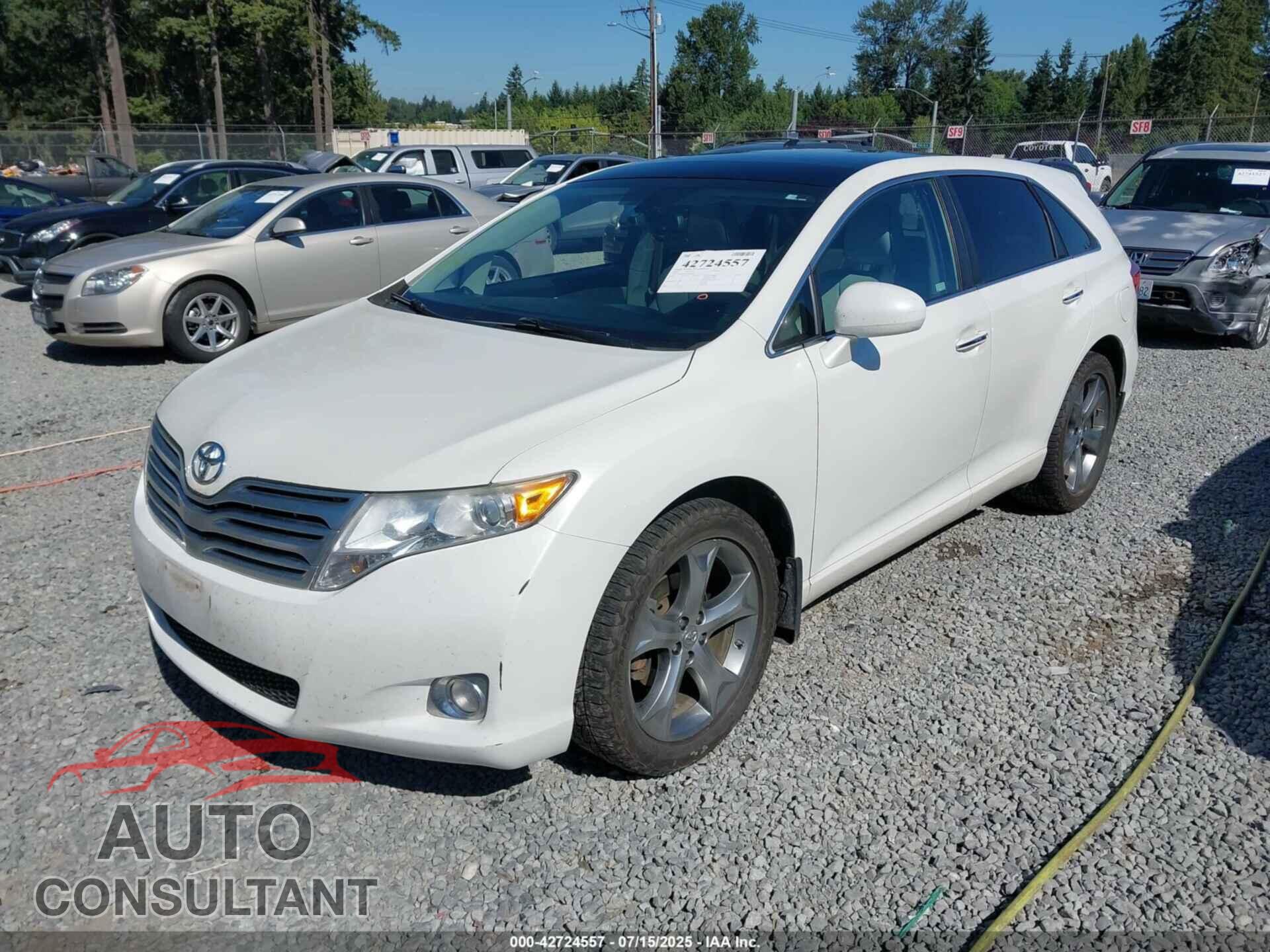TOYOTA VENZA 2011 - 4T3BK3BB2BU049976