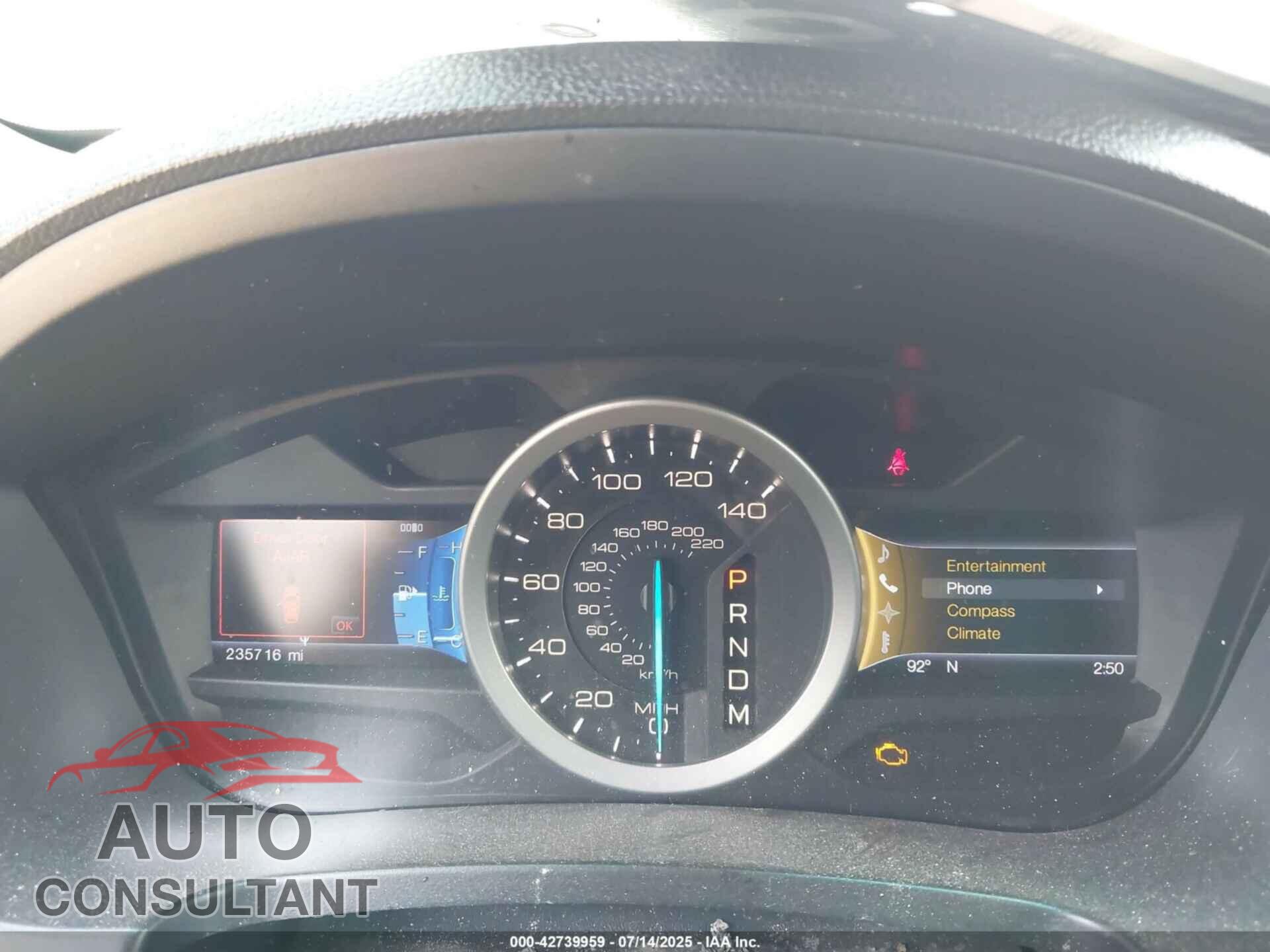 FORD EXPLORER 2013 - 1FM5K8D80DGA30705