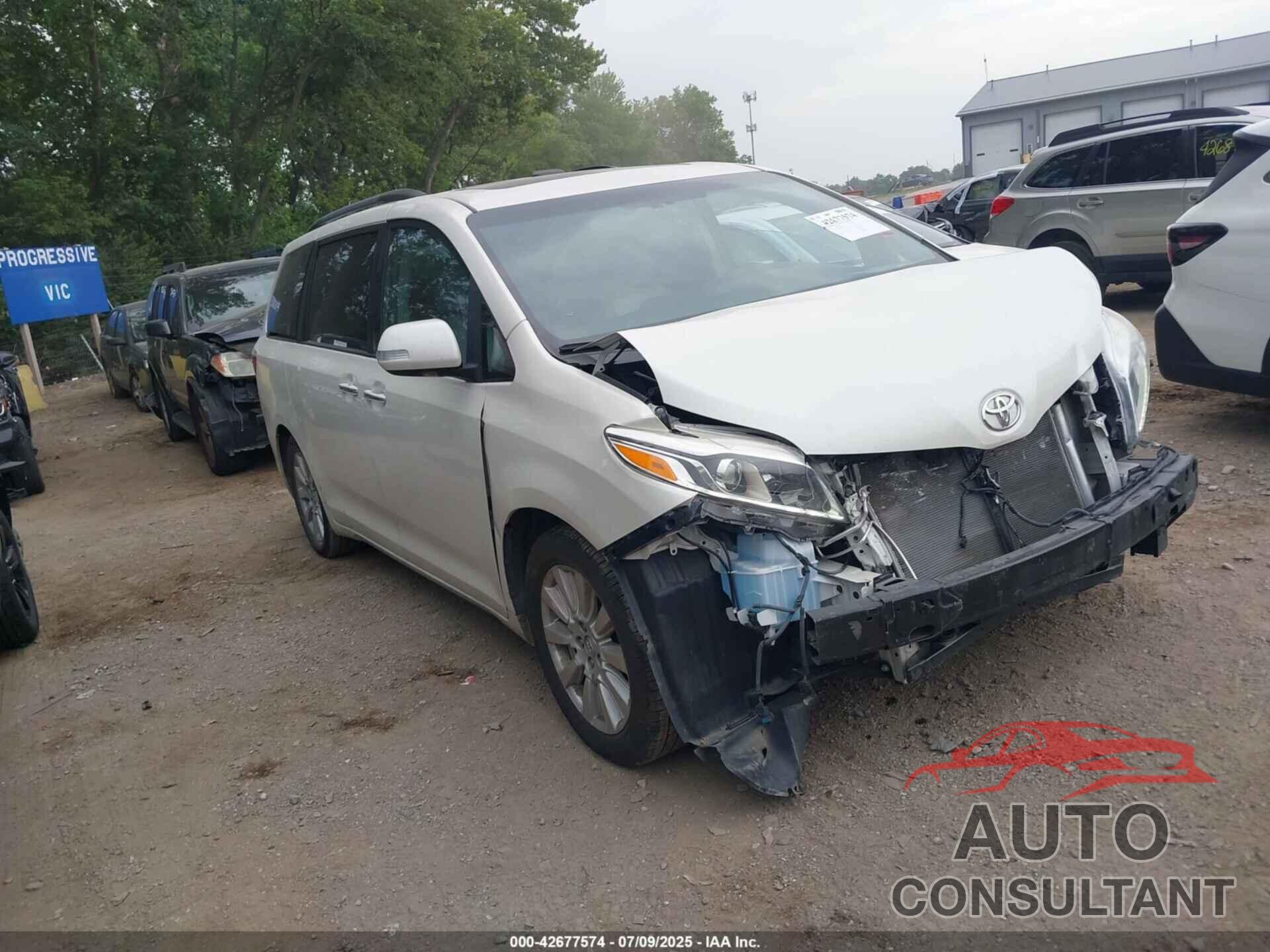TOYOTA SIENNA 2017 - 5TDYZ3DCXHS769385