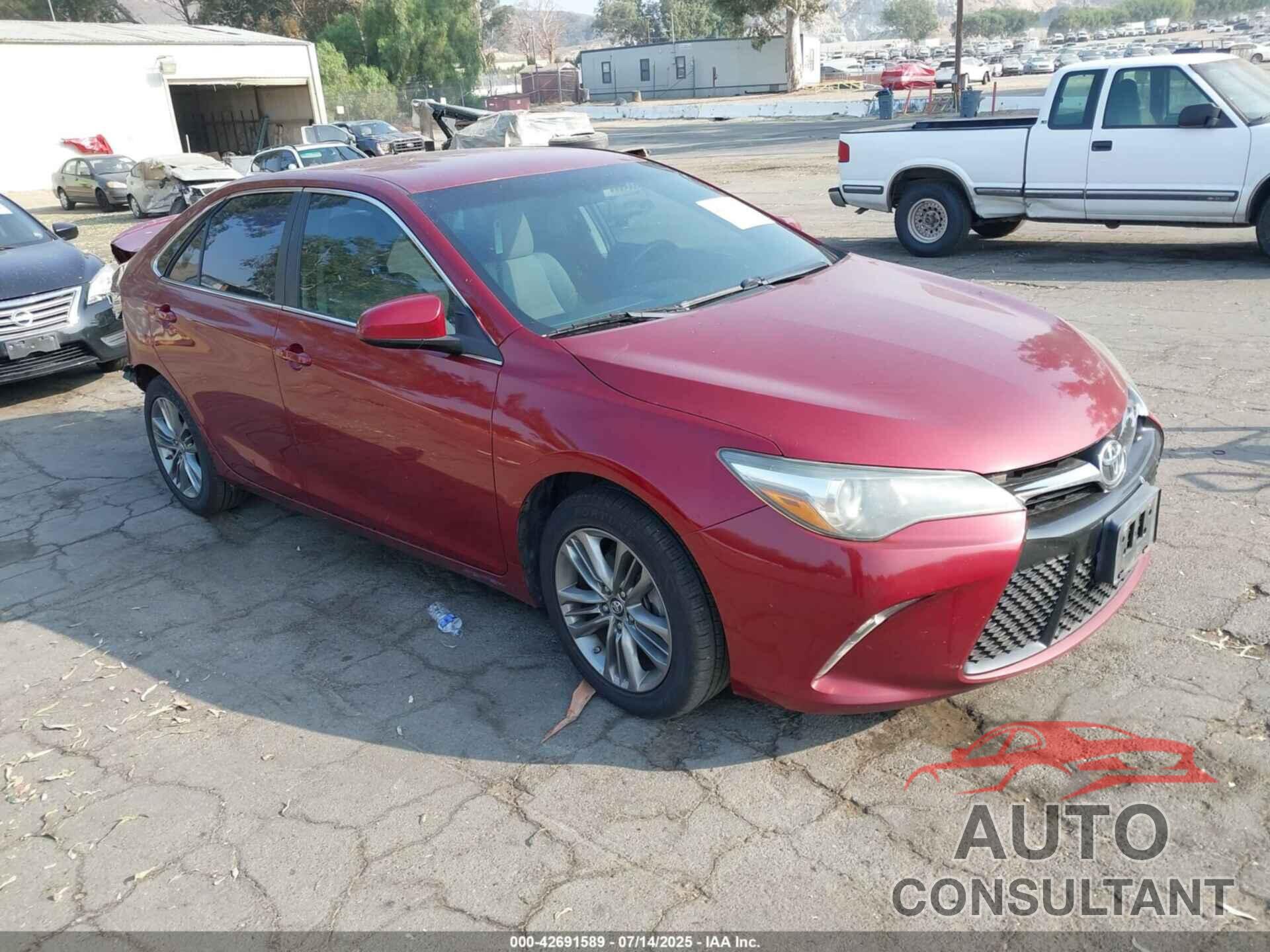 TOYOTA CAMRY 2017 - 4T1BF1FK8HU615580