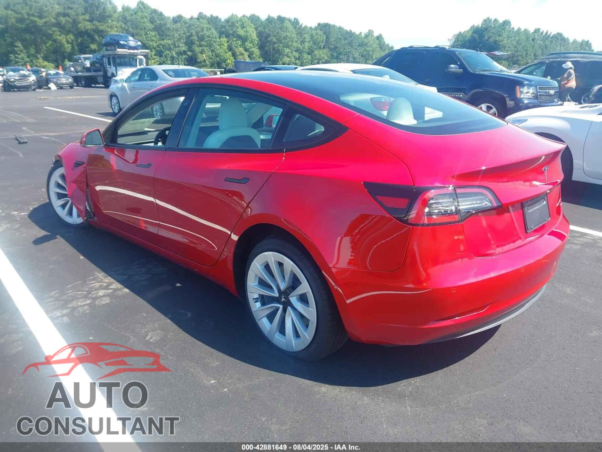TESLA MODEL 3 2022 - 5YJ3E1EB5NF145221