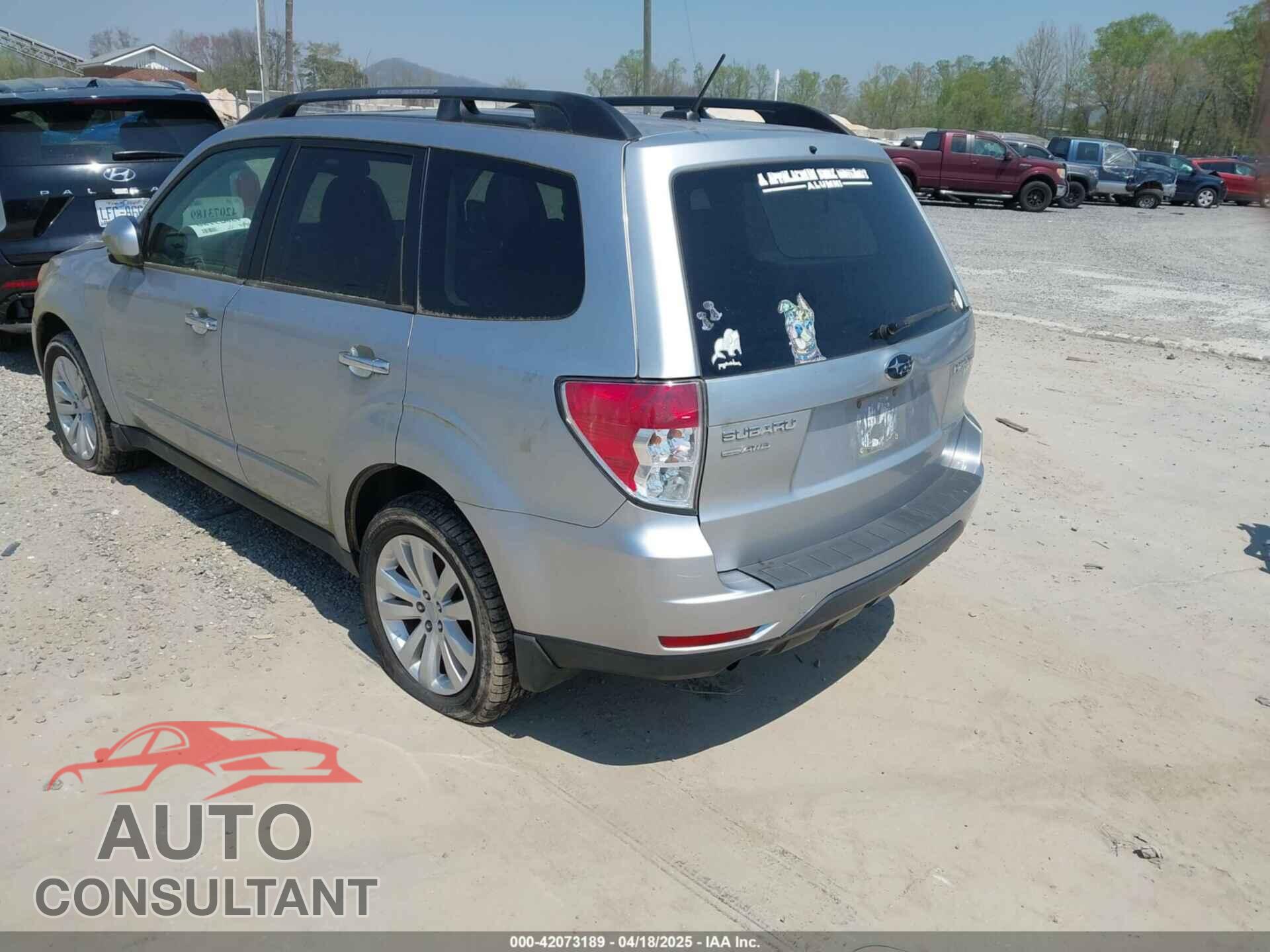 SUBARU FORESTER 2012 - JF2SHADC8CH410161