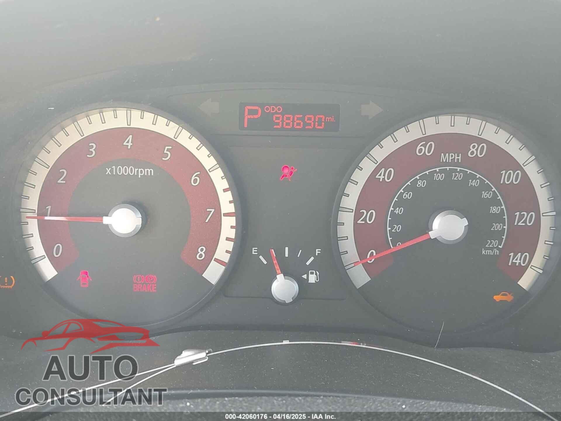KIA RIO 2011 - KNADH4A39B6923388