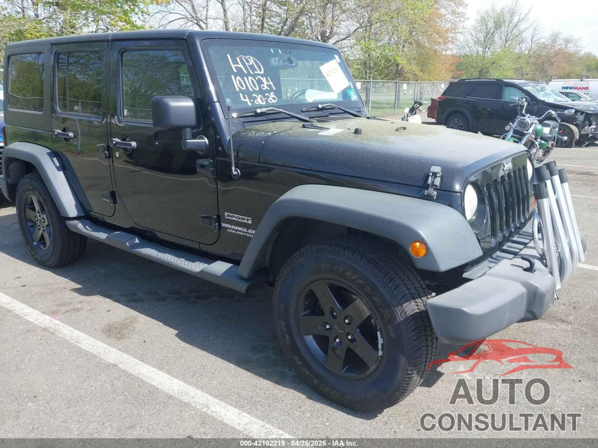 JEEP WRANGLER UNLIMITED 2013 - 1C4BJWDG6DL516660