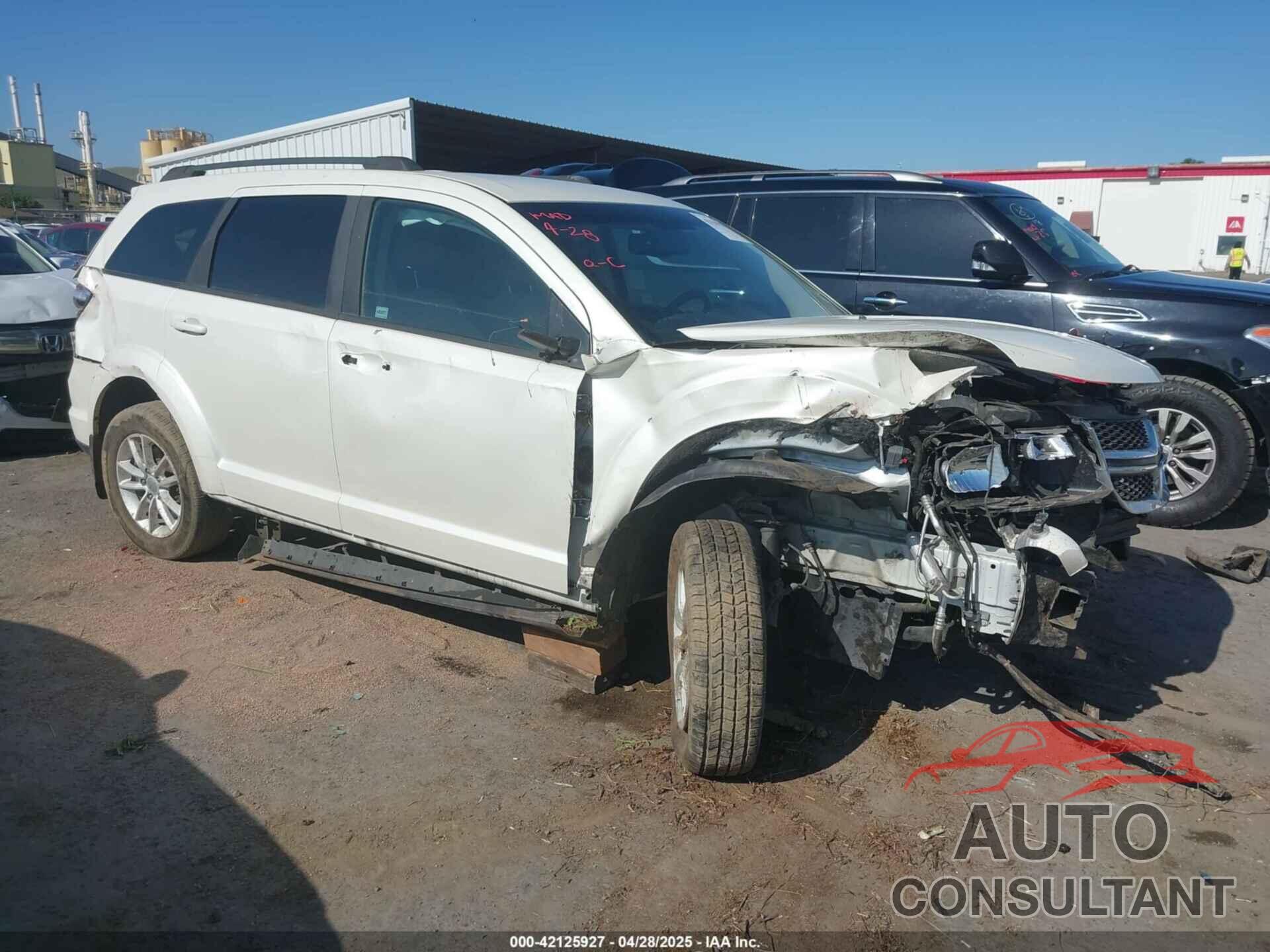 DODGE JOURNEY 2016 - 3C4PDCBG2GT173997