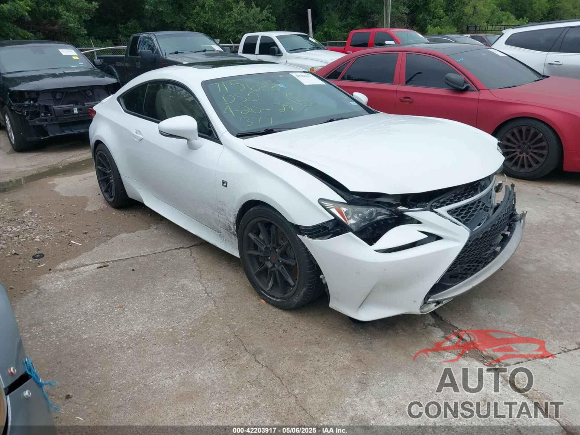 LEXUS RC 200T 2016 - JTHHA5BC2G5003062