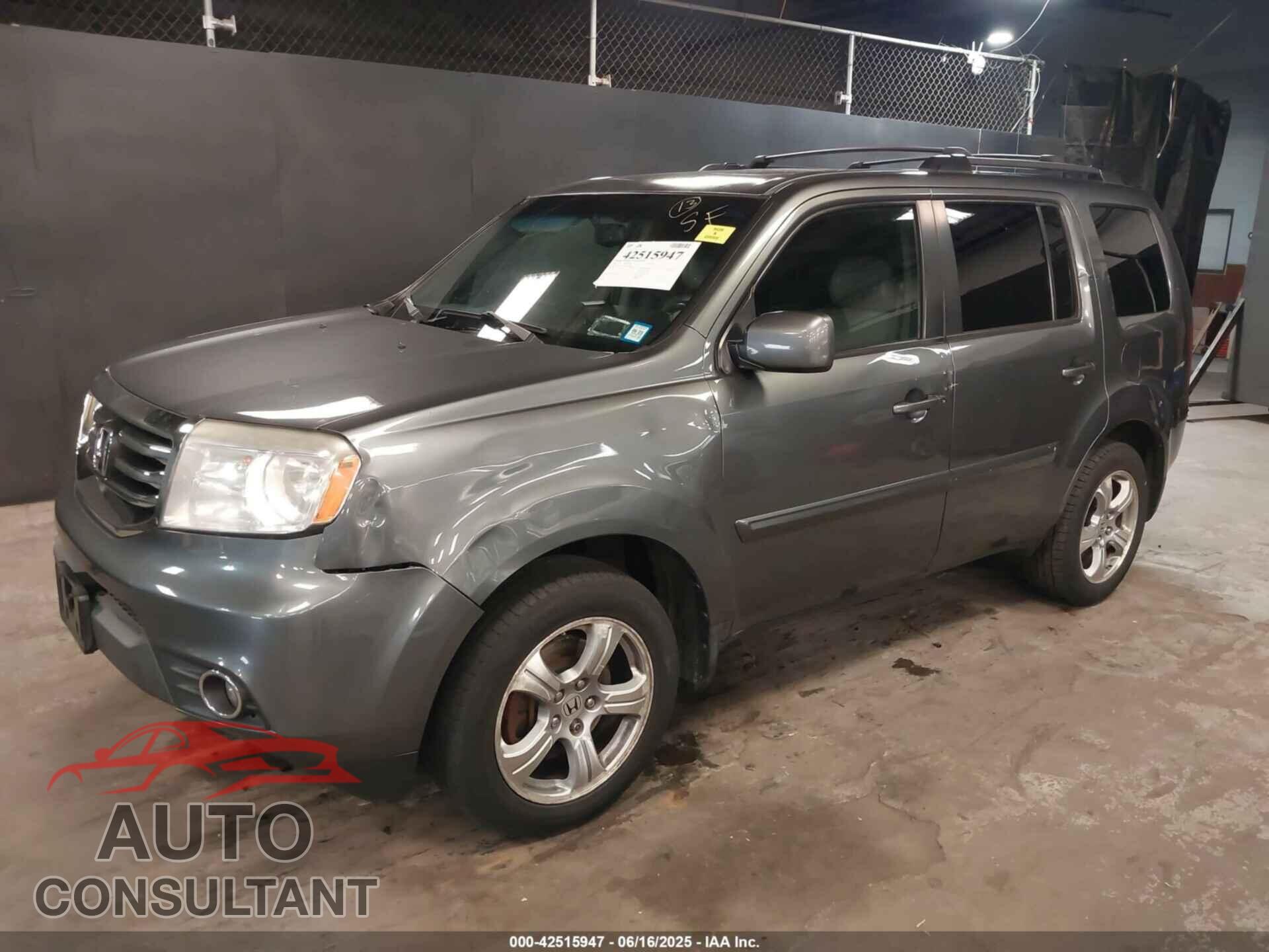 HONDA PILOT 2013 - 5FNYF4H74DB055262