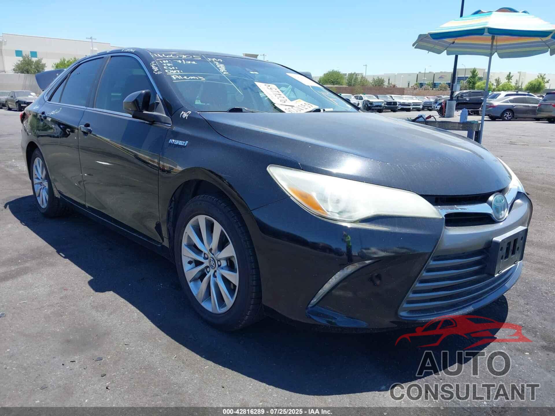 TOYOTA CAMRY HYBRID 2017 - 4T1BD1FK3HU211639