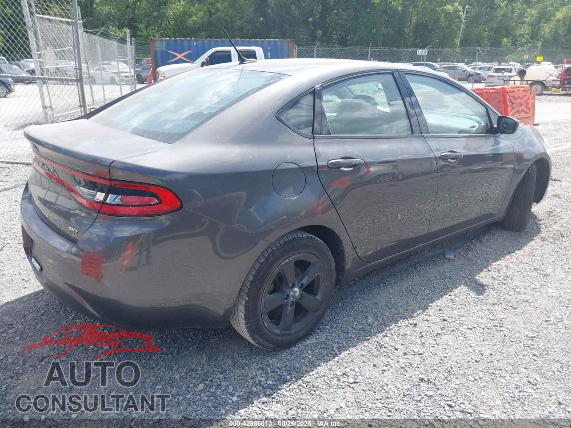 DODGE DART 2015 - 1C3CDFBB3FD236828