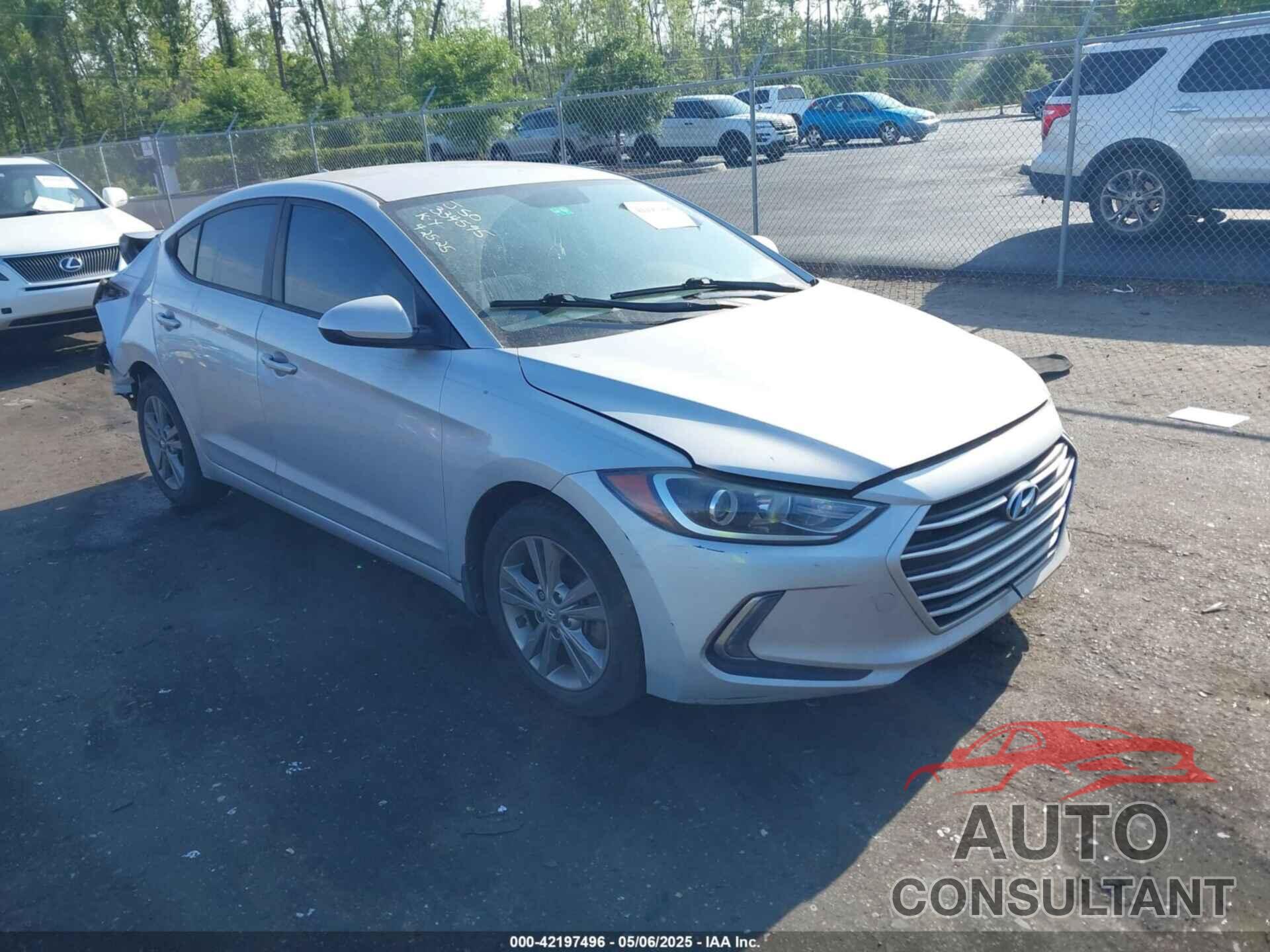 HYUNDAI ELANTRA 2017 - KMHD84LF7HU206174