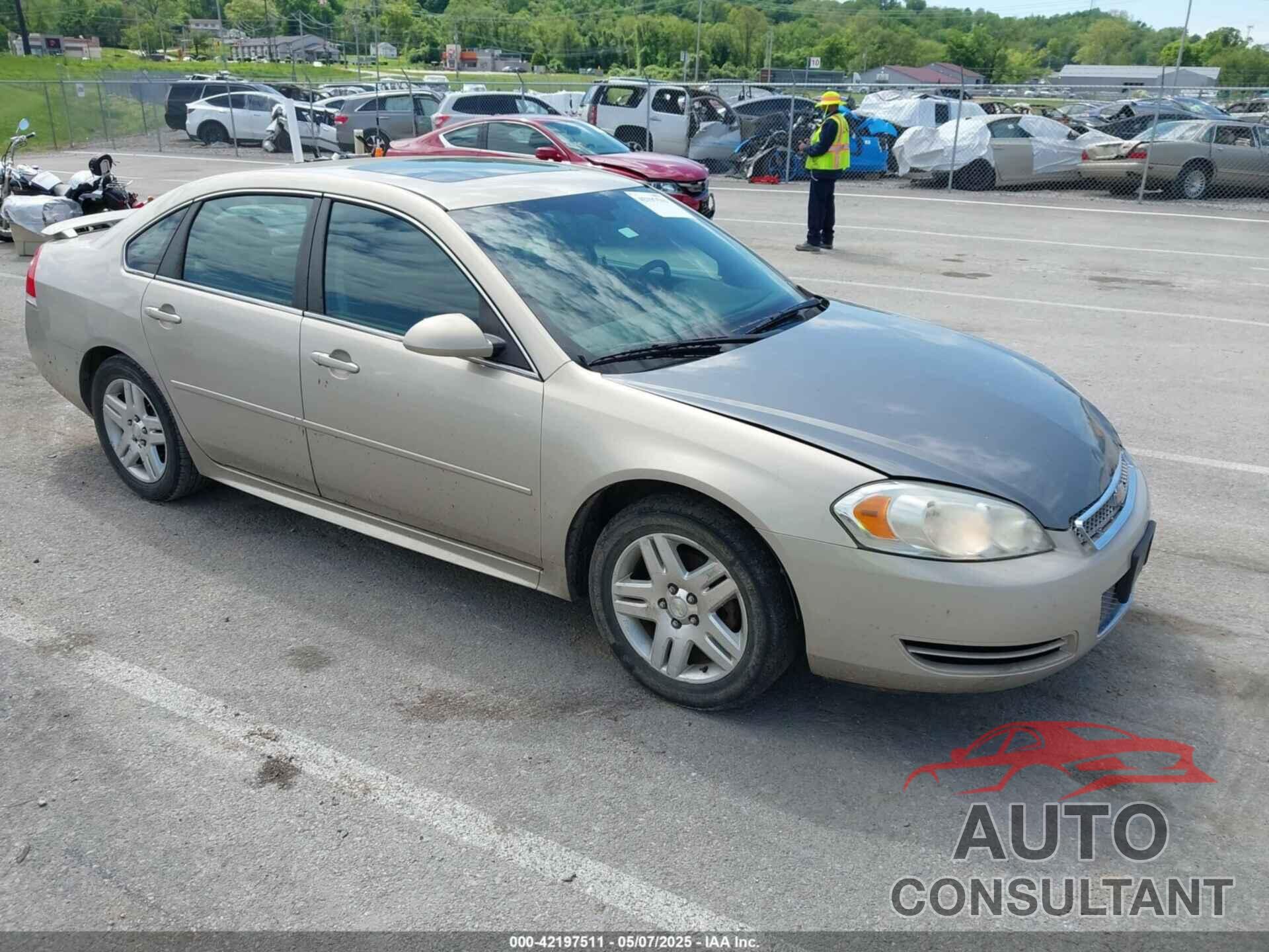 CHEVROLET IMPALA 2012 - 2G1WG5E3XC1326007