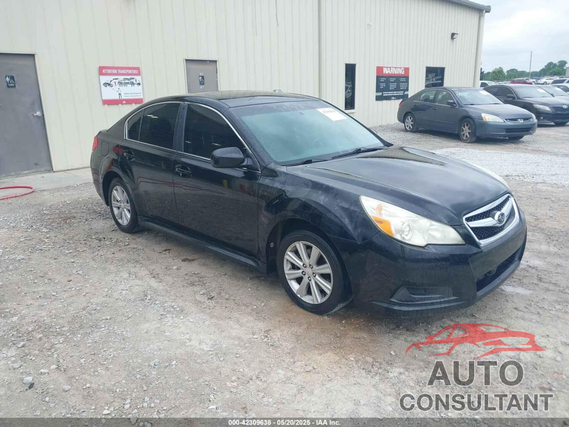 SUBARU LEGACY 2011 - 4S3BMCG65B3239702