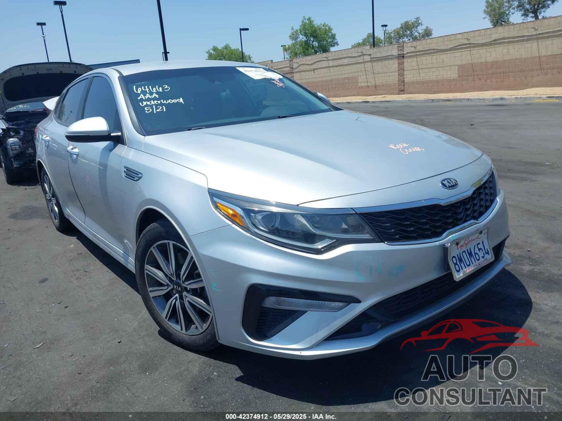 KIA OPTIMA 2019 - 5XXGT4L33KG350291