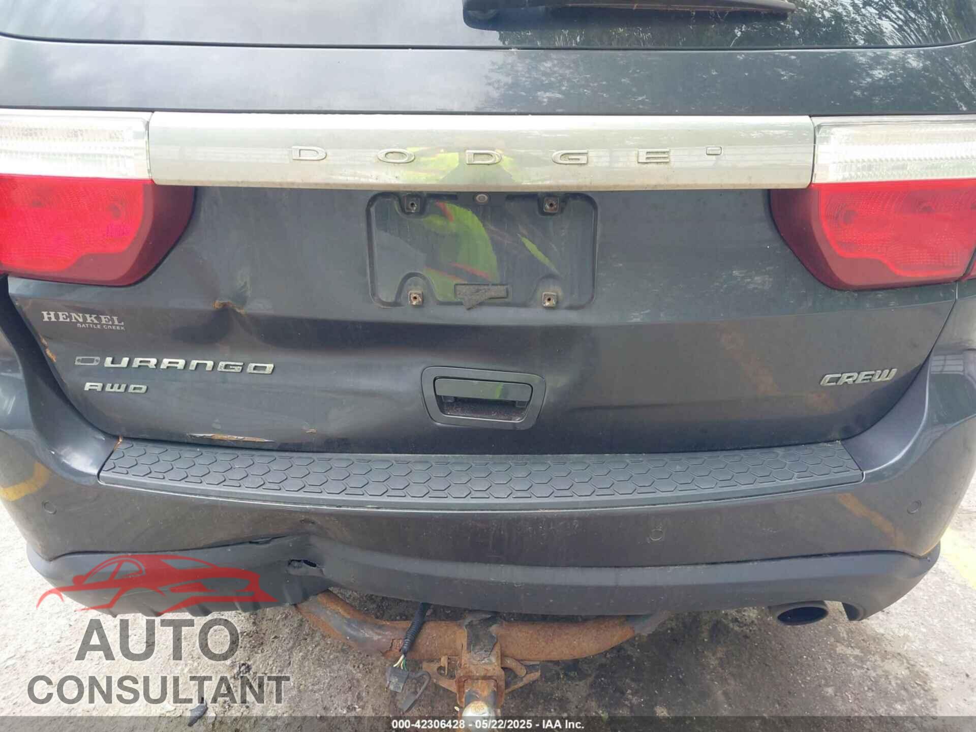 DODGE DURANGO 2013 - 1C4RDJDG9DC602506
