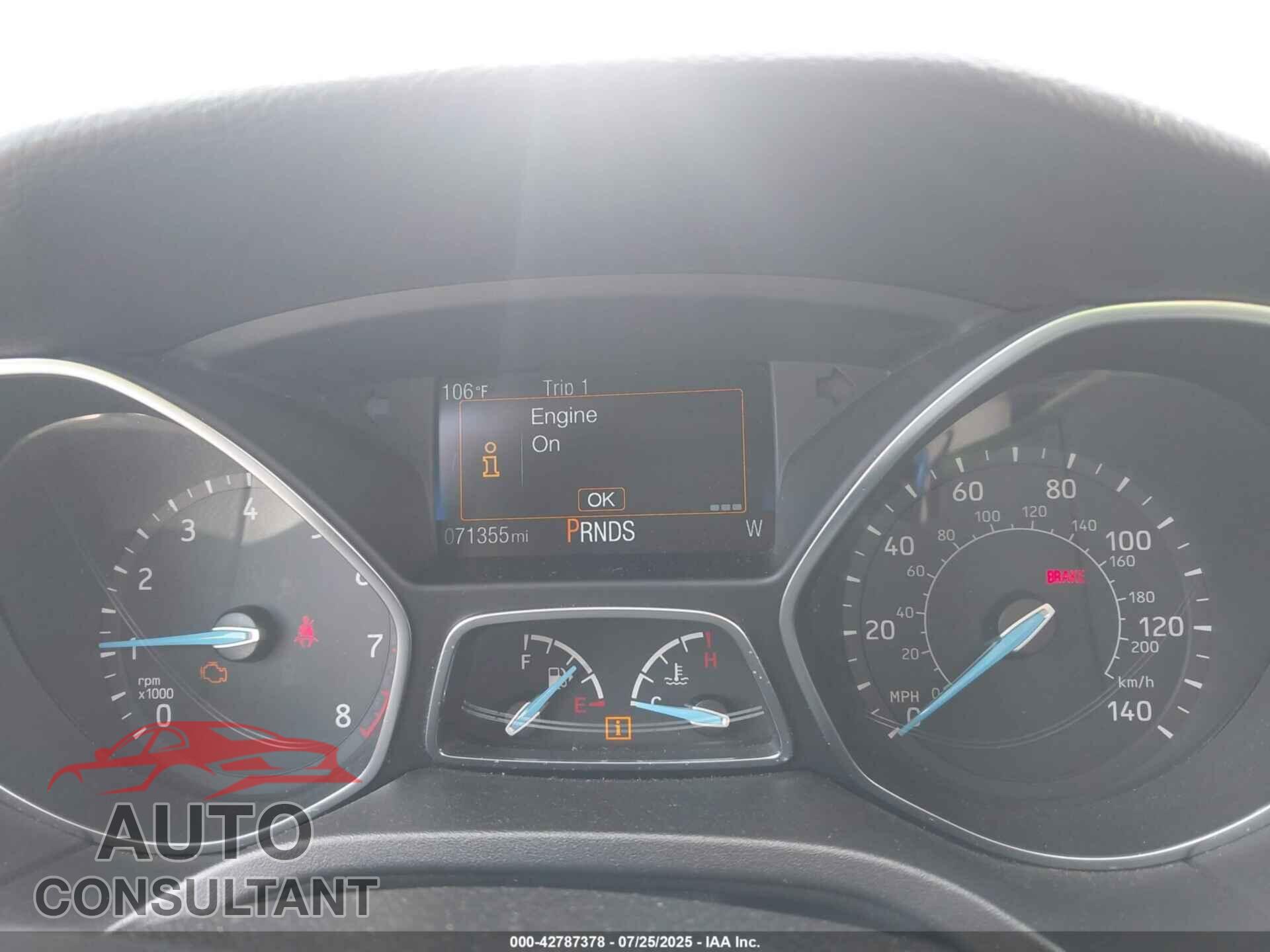 FORD FOCUS 2017 - 1FADP3FE2HL309728