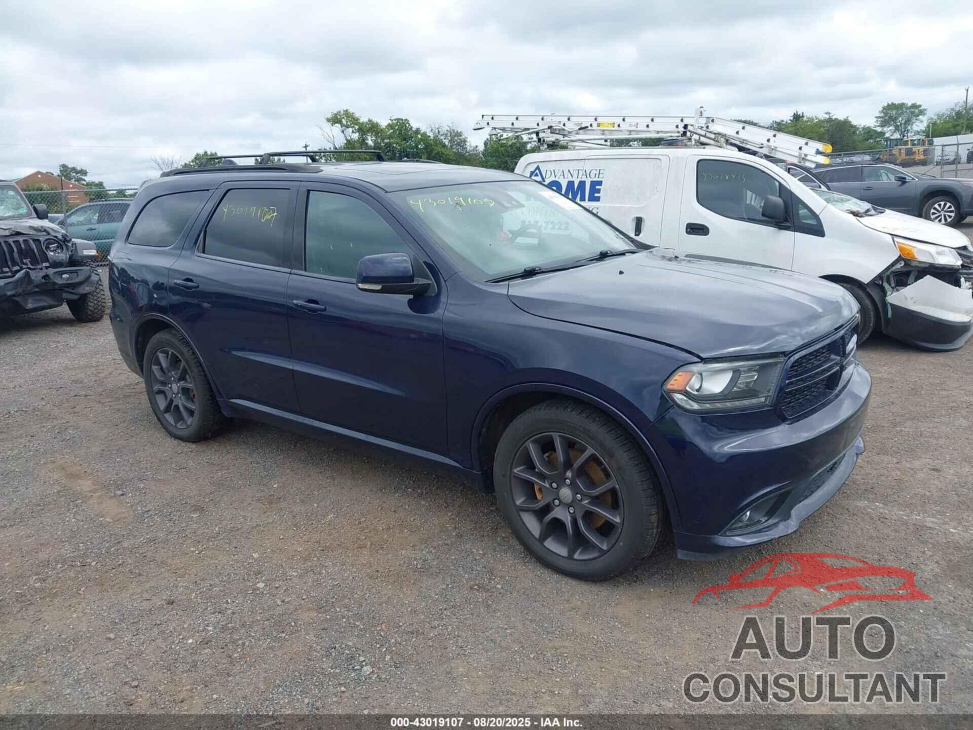 DODGE DURANGO 2017 - 1C4SDJCT2HC762877