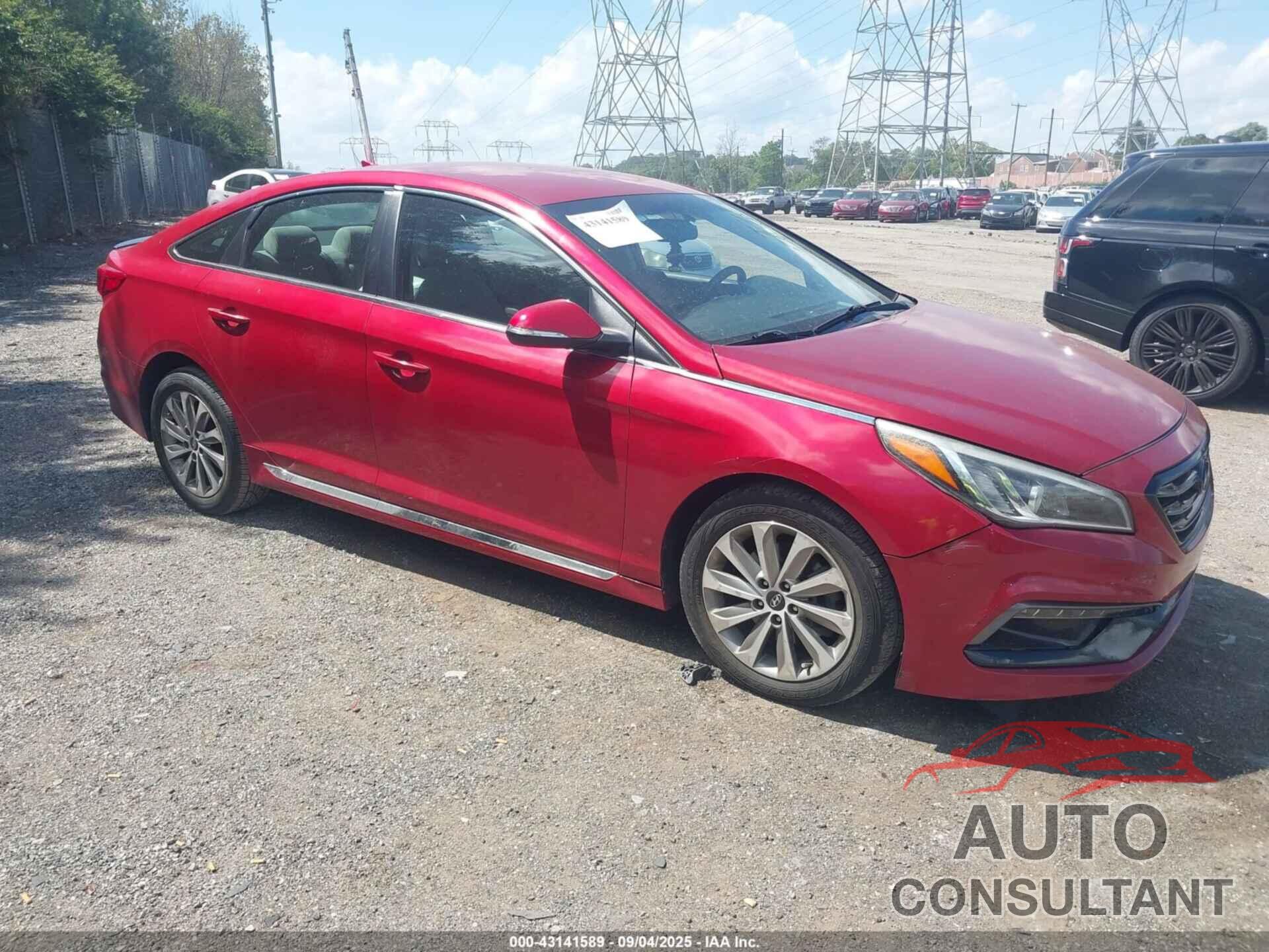 HYUNDAI SONATA 2017 - 5NPE34AF6HH442254