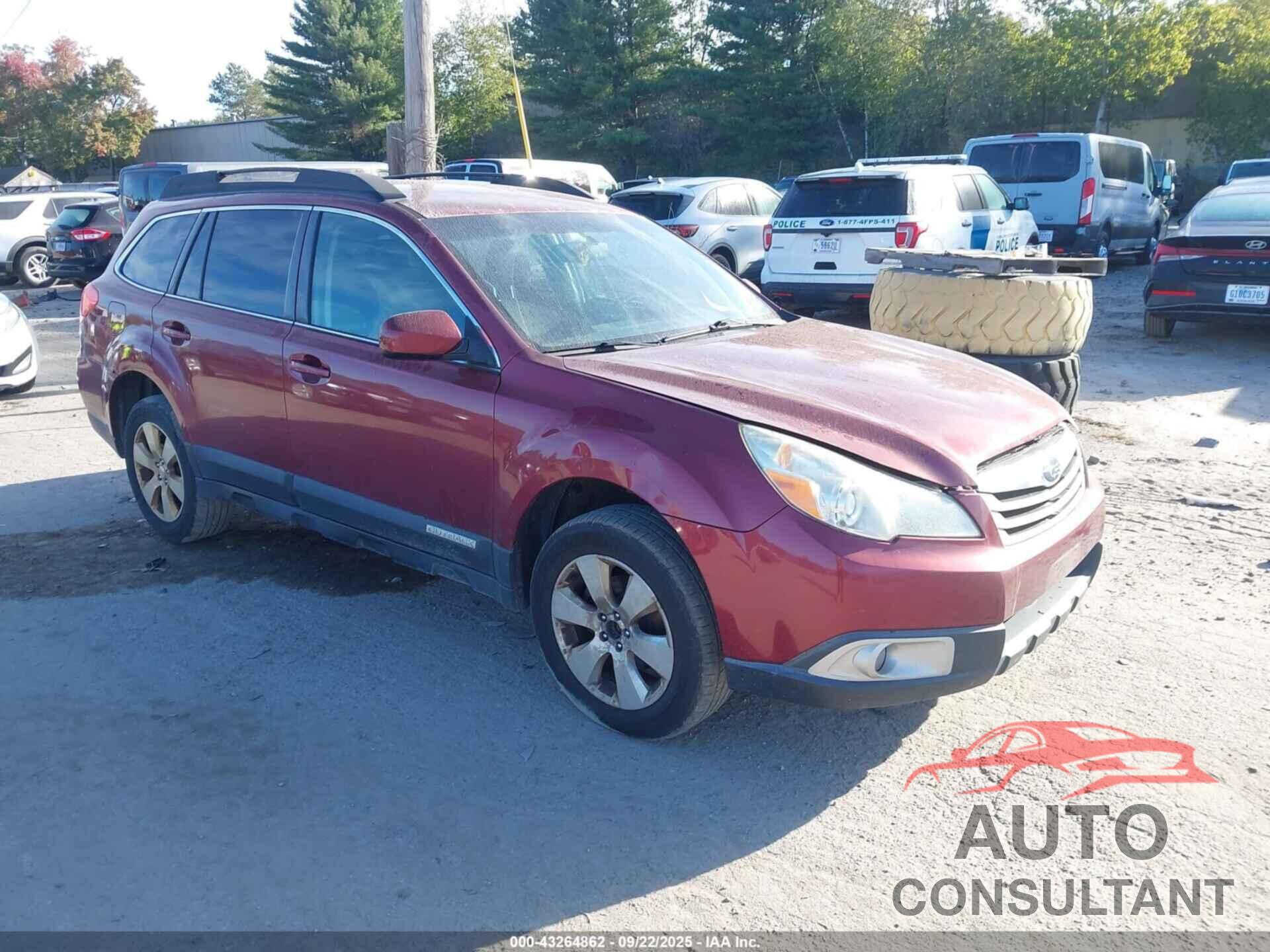 SUBARU OUTBACK 2012 - 4S4BRBCC6C3200265