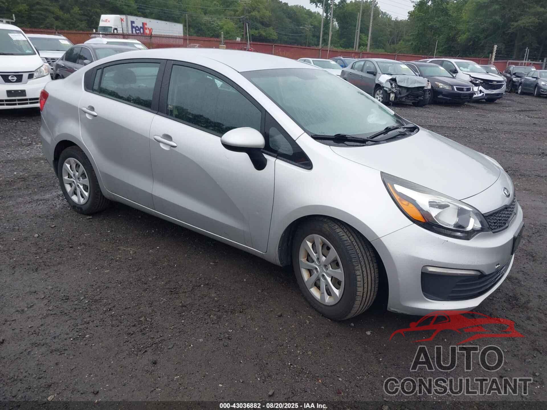 KIA RIO 2016 - KNADM4A39G6646423