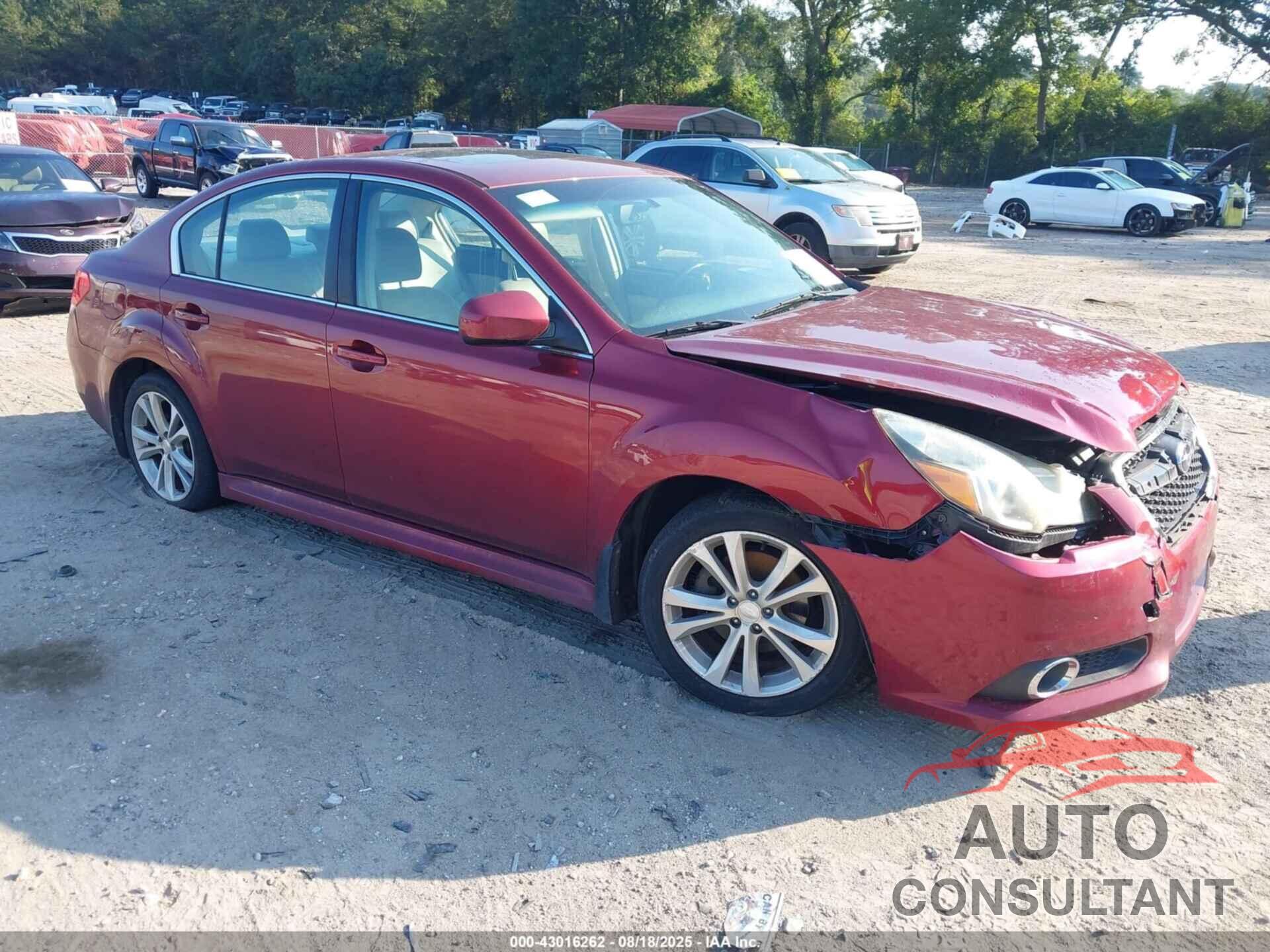 SUBARU LEGACY 2013 - 4S3BMBK68D3013187