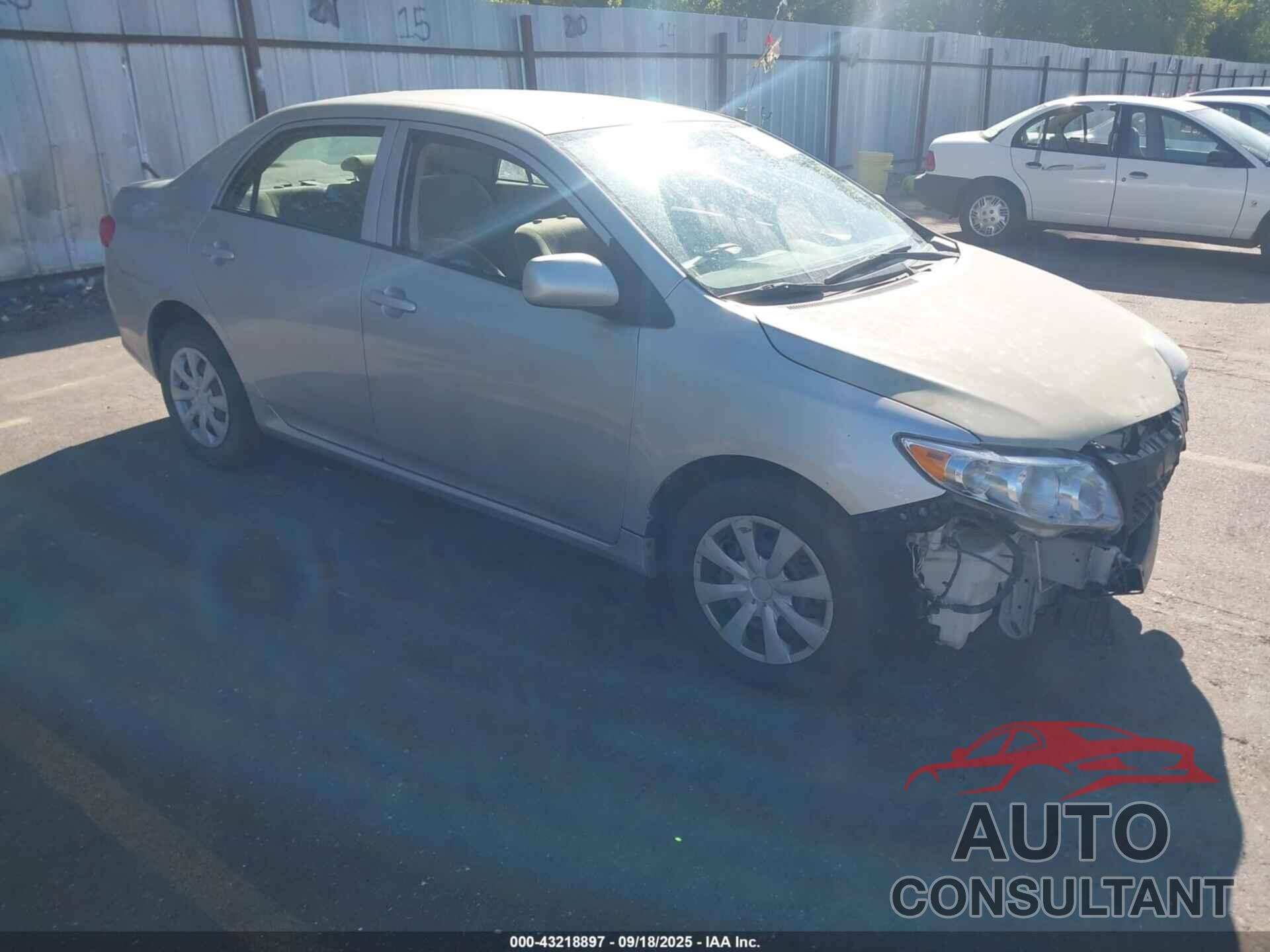 TOYOTA COROLLA 2009 - 1NXBU40E79Z029397