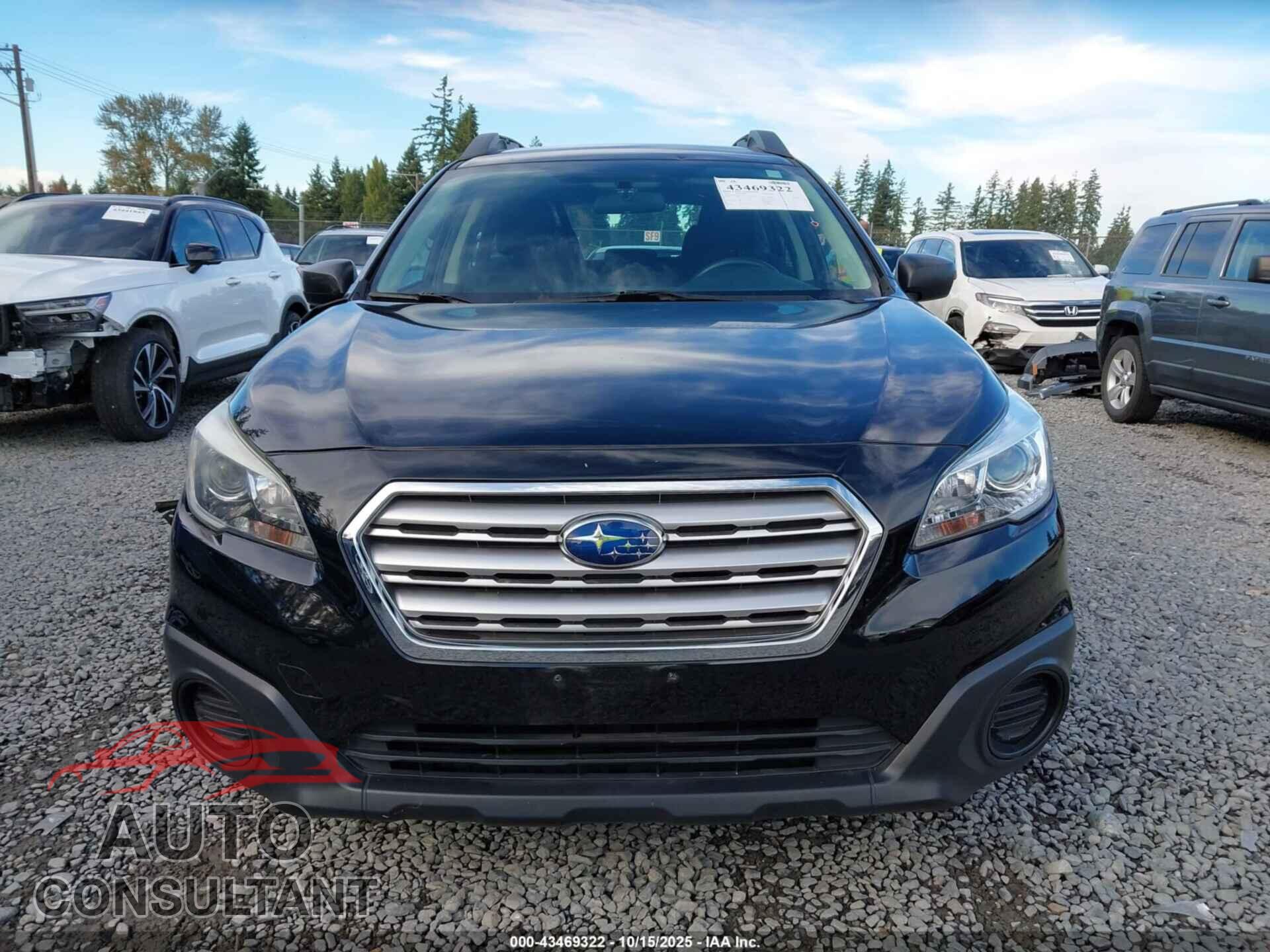 SUBARU OUTBACK 2017 - 4S4BSAACXH3204411