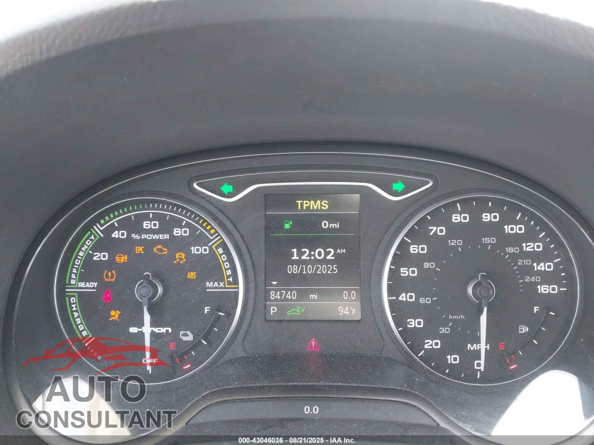 AUDI A3 E-TRON 2016 - WAUUPBFF3GA155860