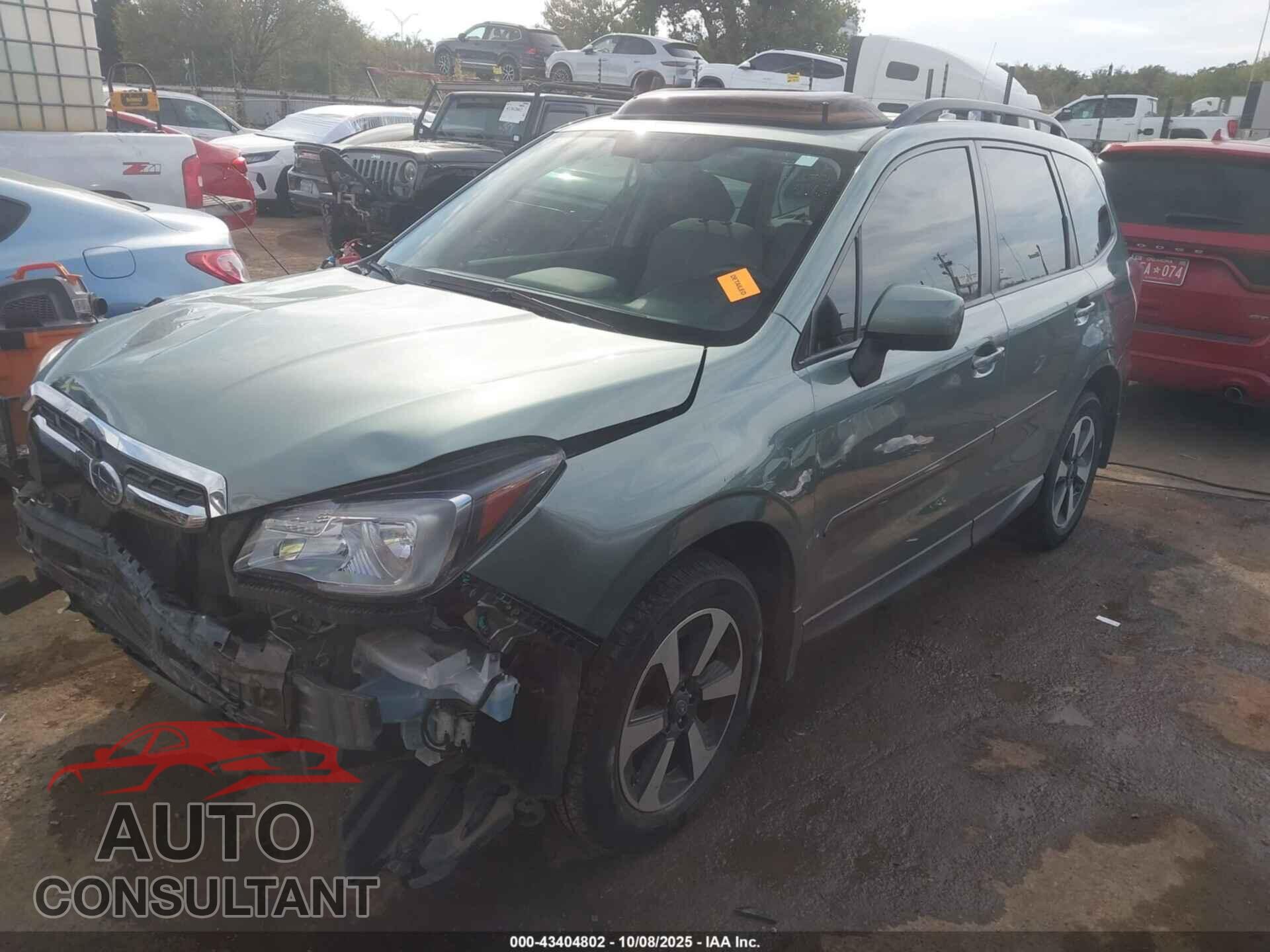 SUBARU FORESTER 2018 - JF2SJAEC5JH456790
