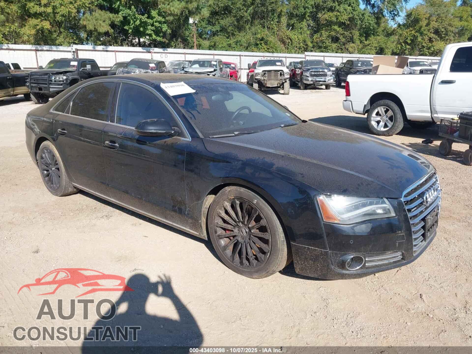 AUDI A8 2013 - WAUA2AFD8DN010523