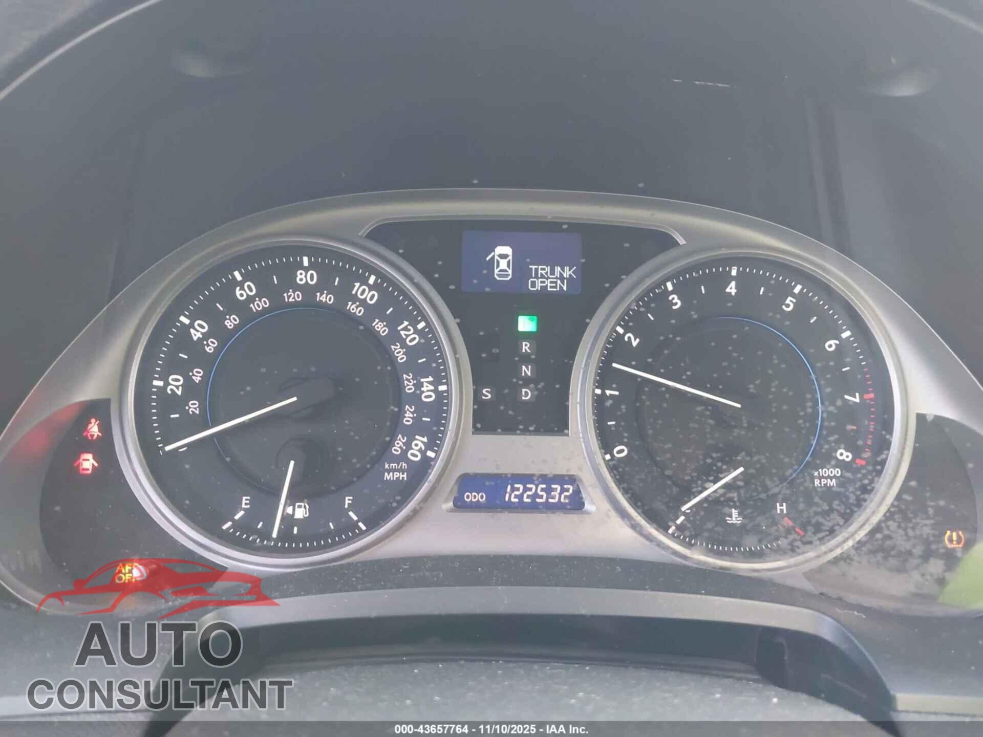 LEXUS IS 250 2010 - JTHBF5C27A5117921
