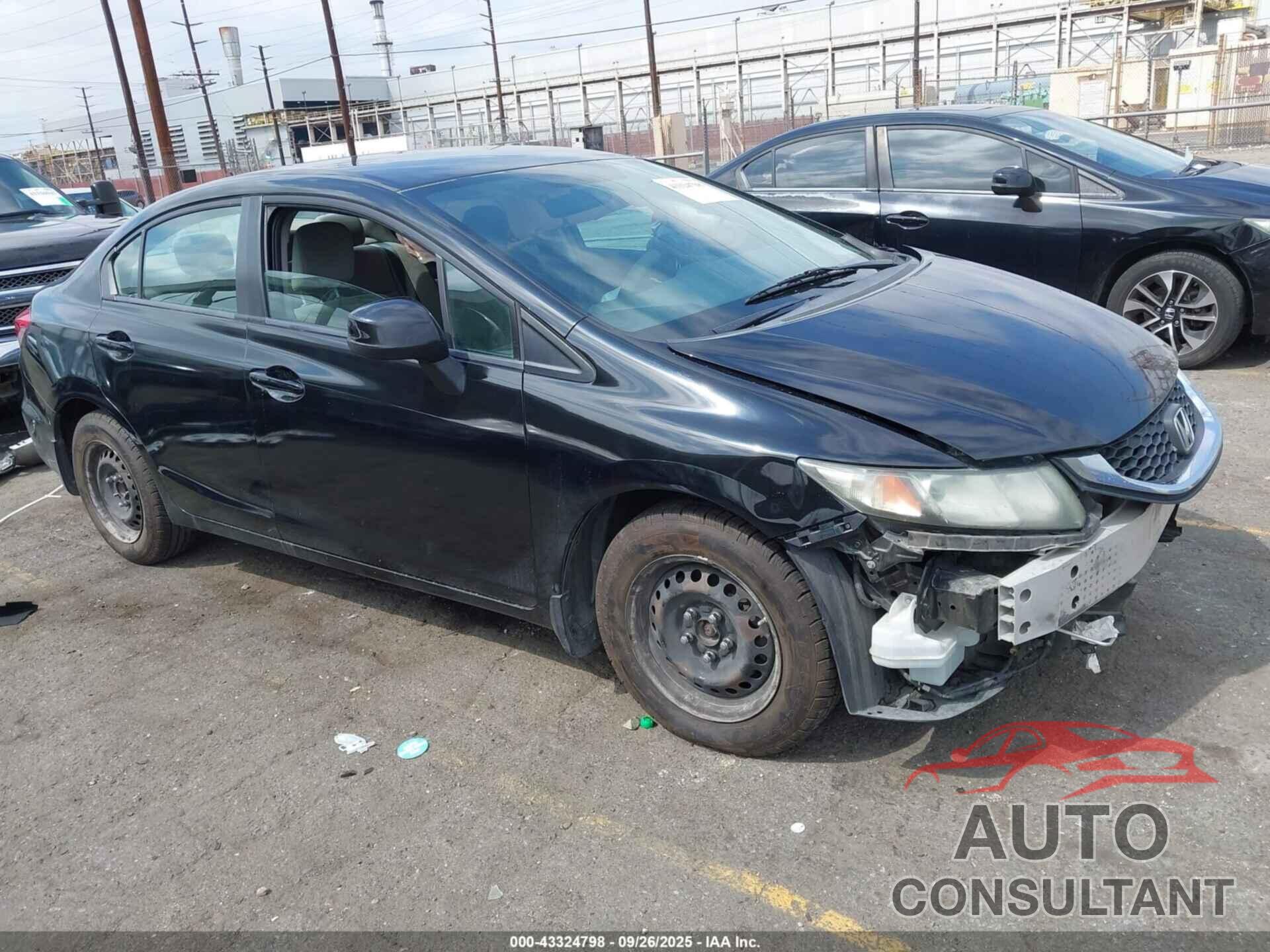 HONDA CIVIC 2013 - 19XFB2F5XDE228376