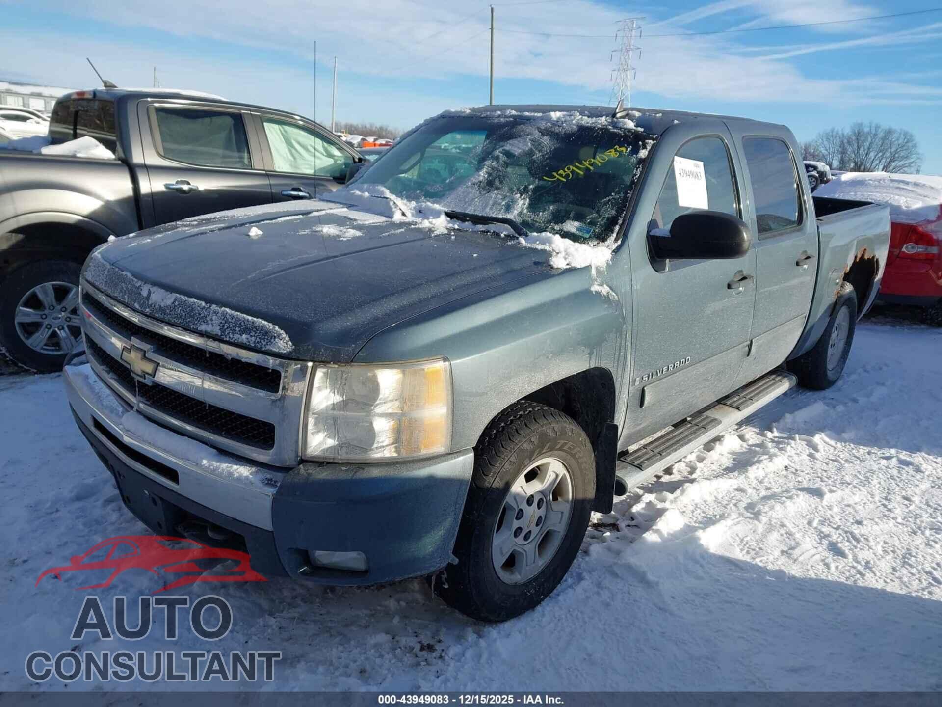 CHEVROLET SILVERADO 1500 2009 - 2GCEK13C191124596