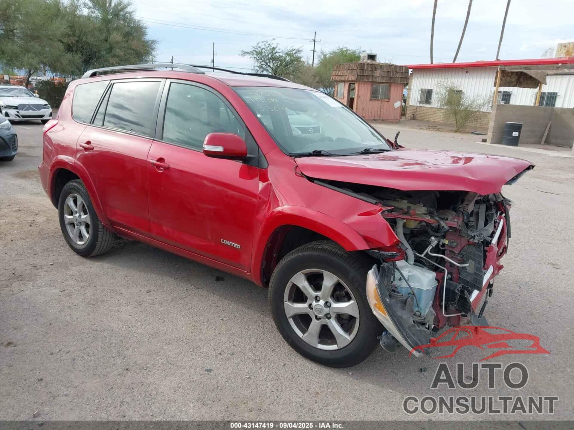 TOYOTA RAV4 2012 - 2T3YF4DV6CW109691
