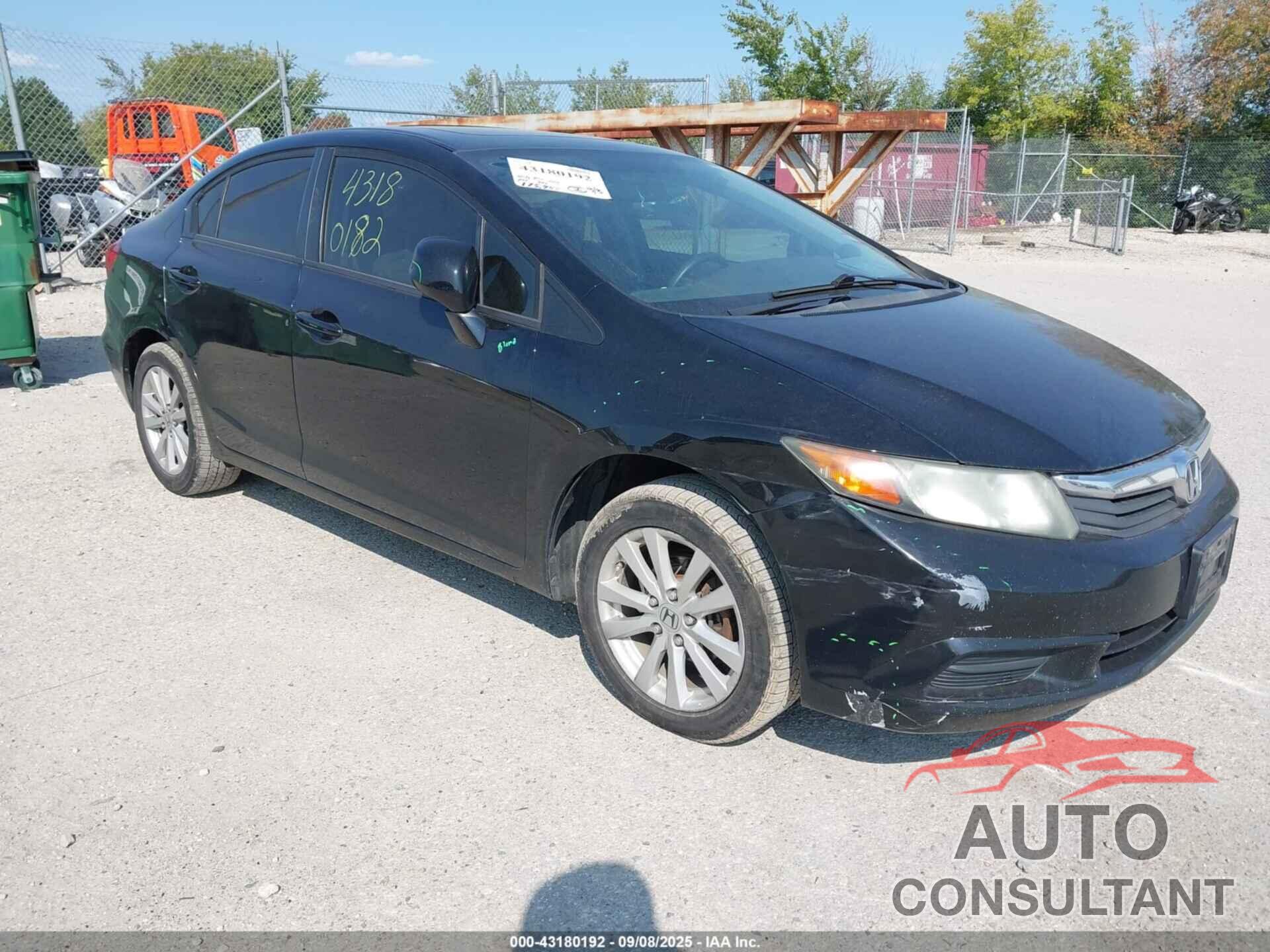 HONDA CIVIC 2012 - 2HGFB2F87CH313948