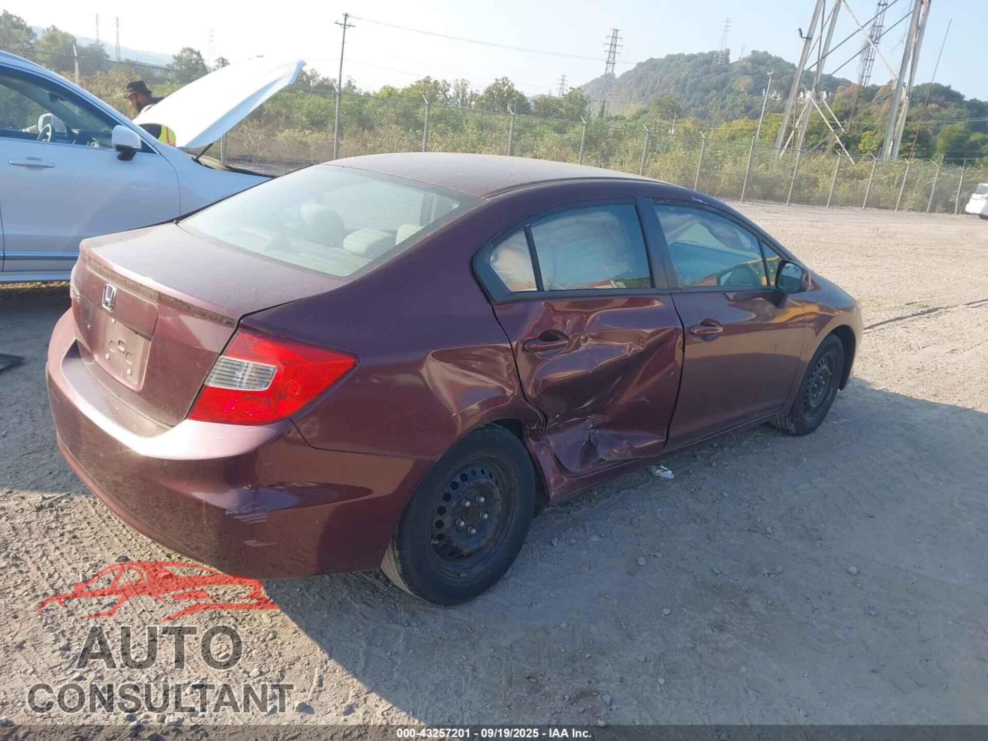 HONDA CIVIC 2012 - 2HGFB2F57CH593523