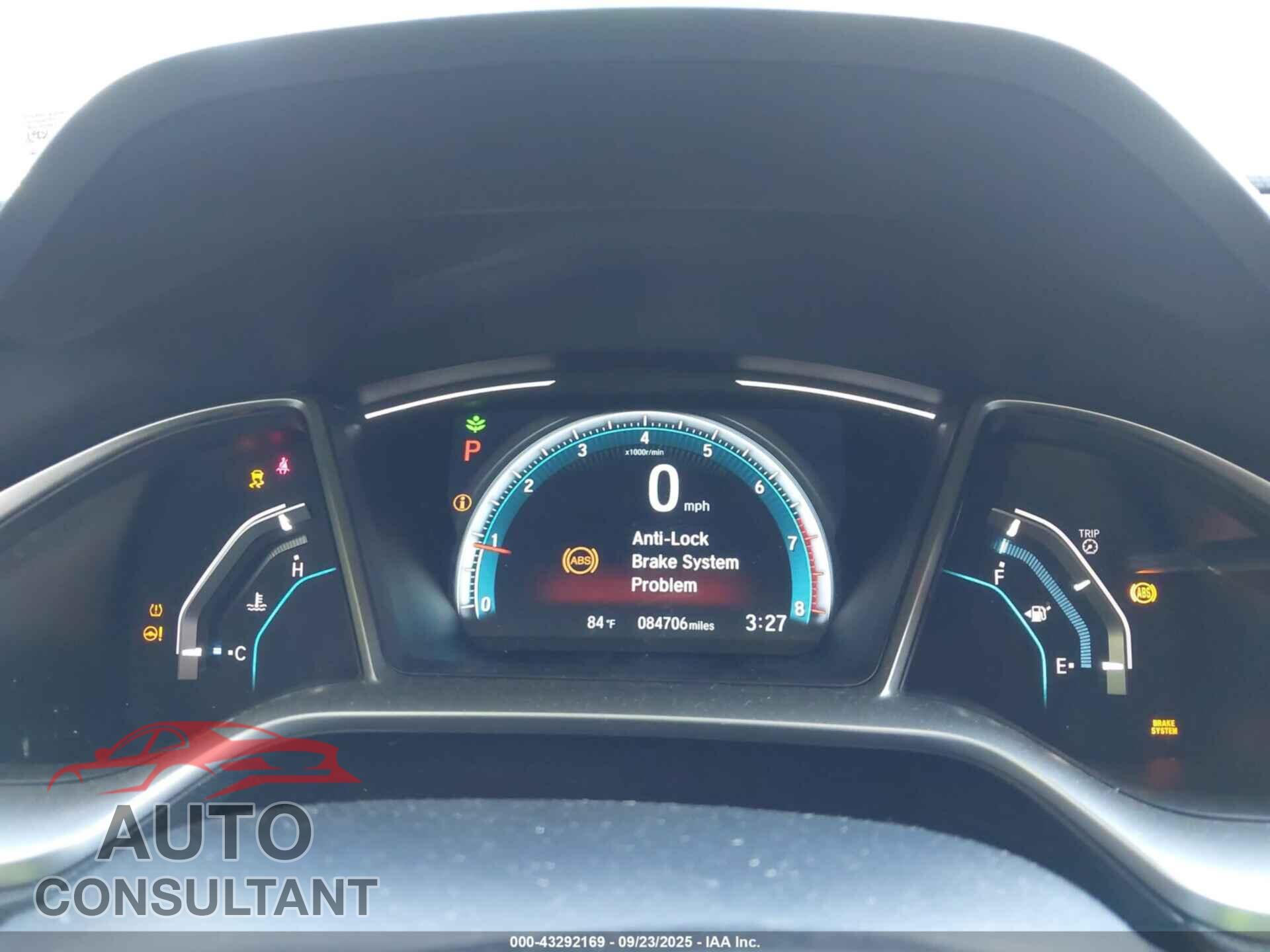HONDA CIVIC 2017 - 19XFC2F74HE034589