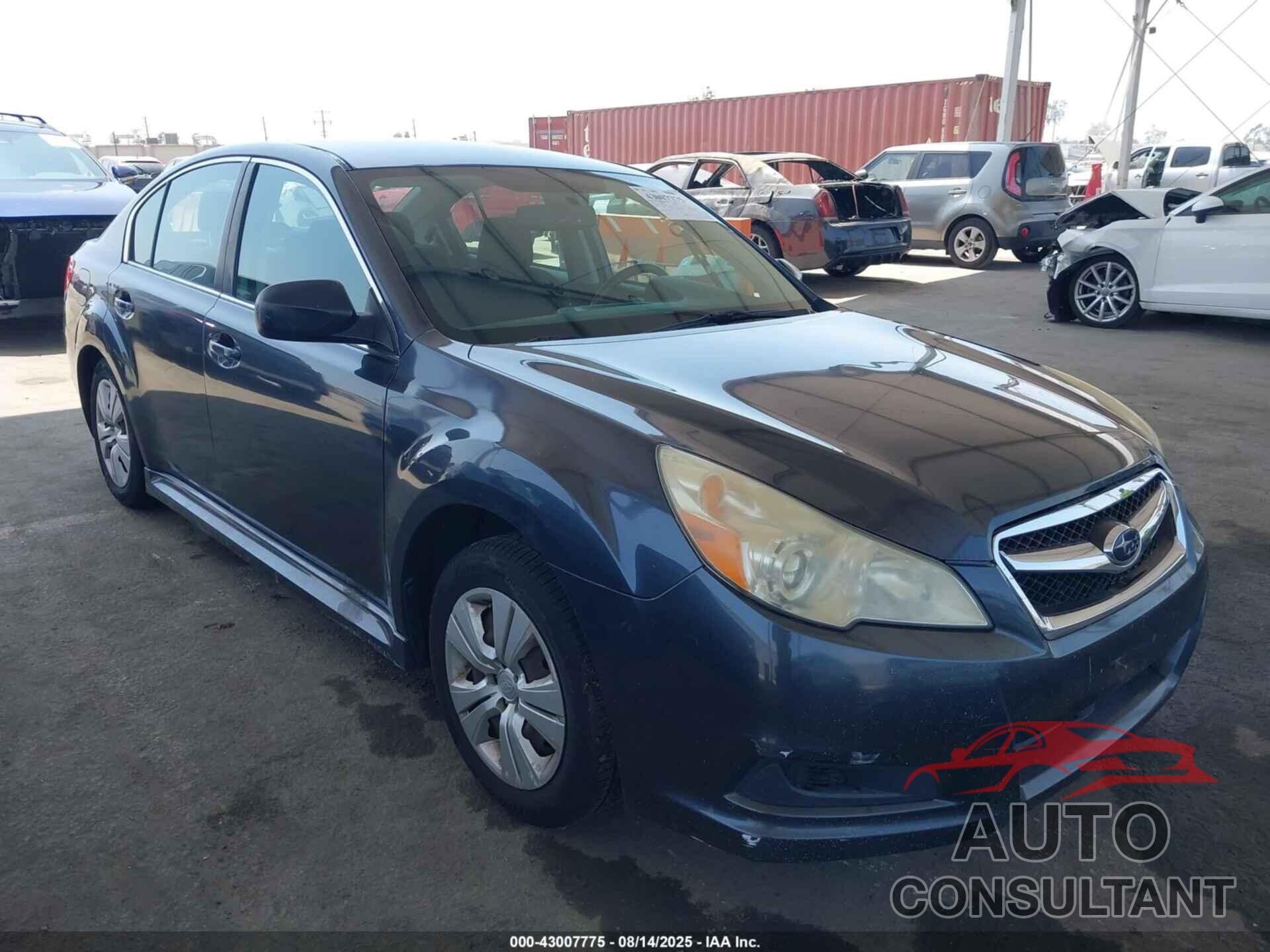 SUBARU LEGACY 2010 - 4S3BMBA6XA3214845