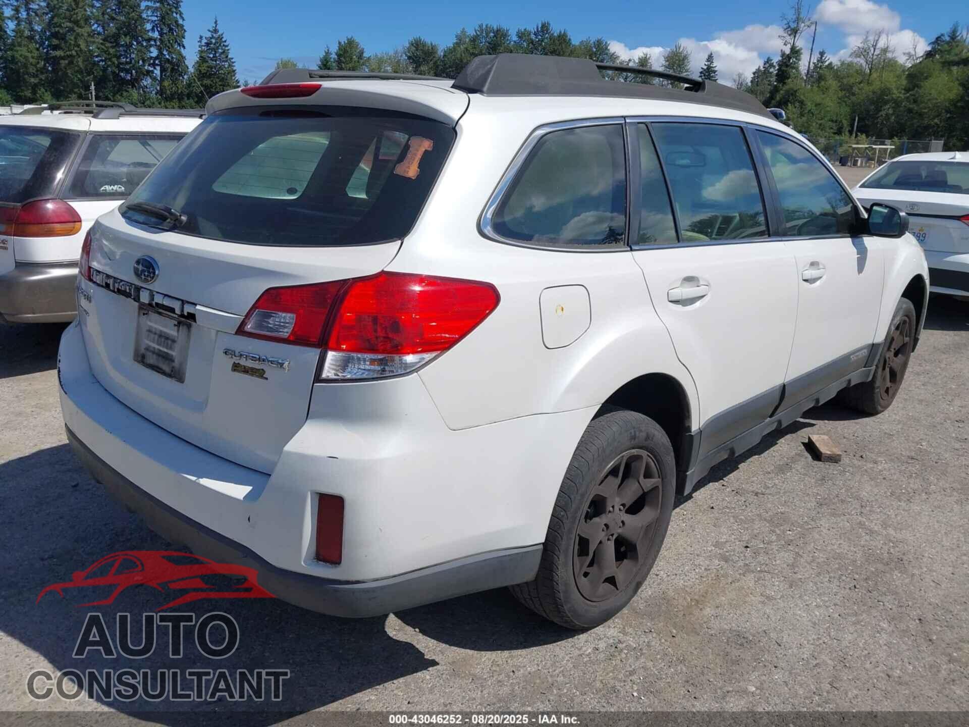 SUBARU OUTBACK 2010 - 4S4BRBAC7A3311343