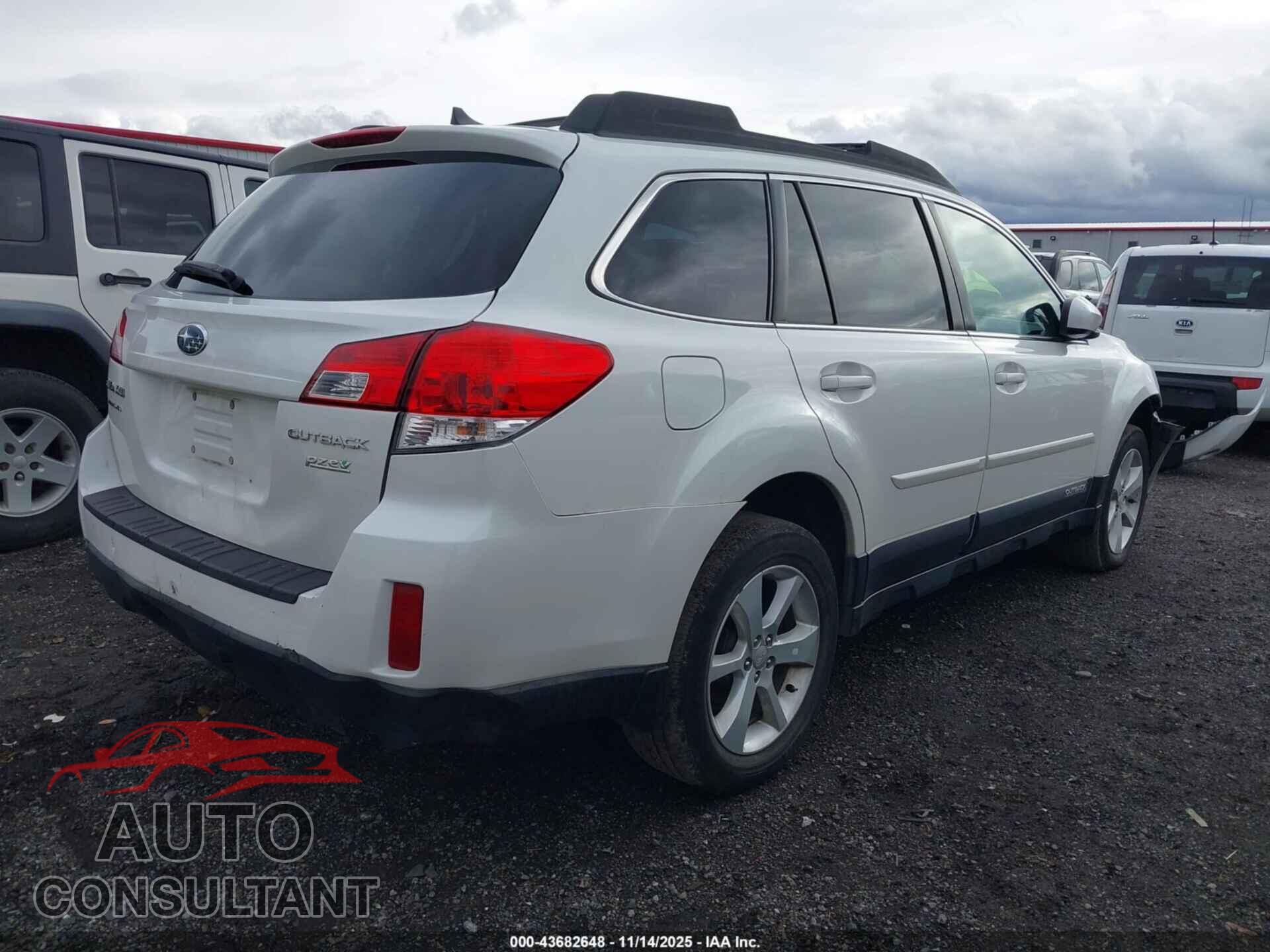 SUBARU OUTBACK 2014 - 4S4BRBCCXE1233686