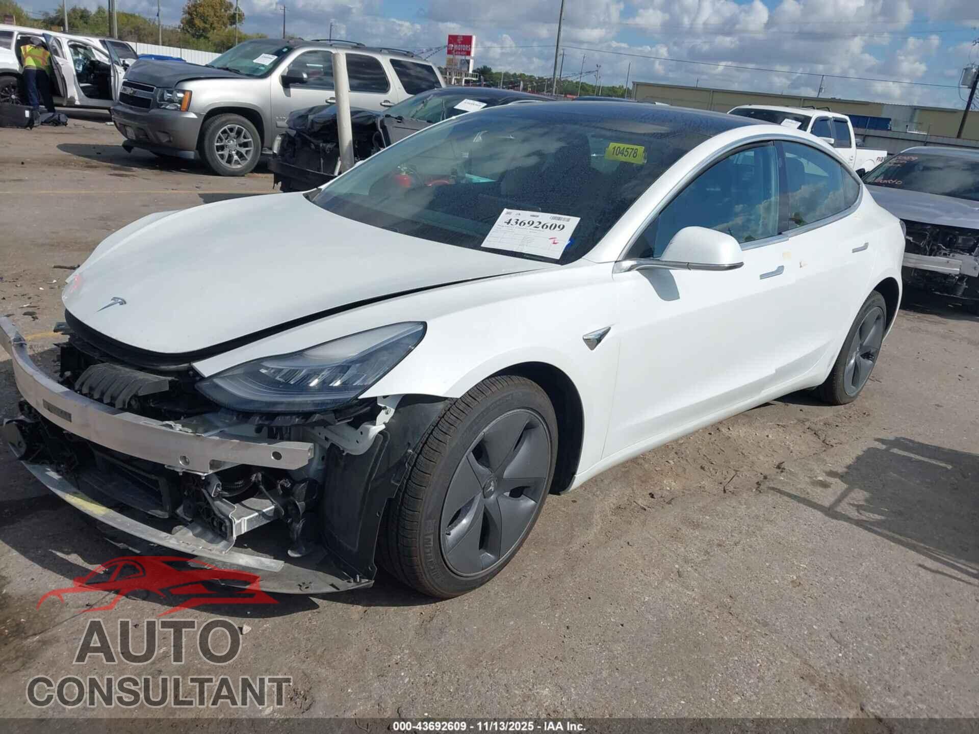 TESLA MODEL 3 2020 - 5YJ3E1EA5LF504488