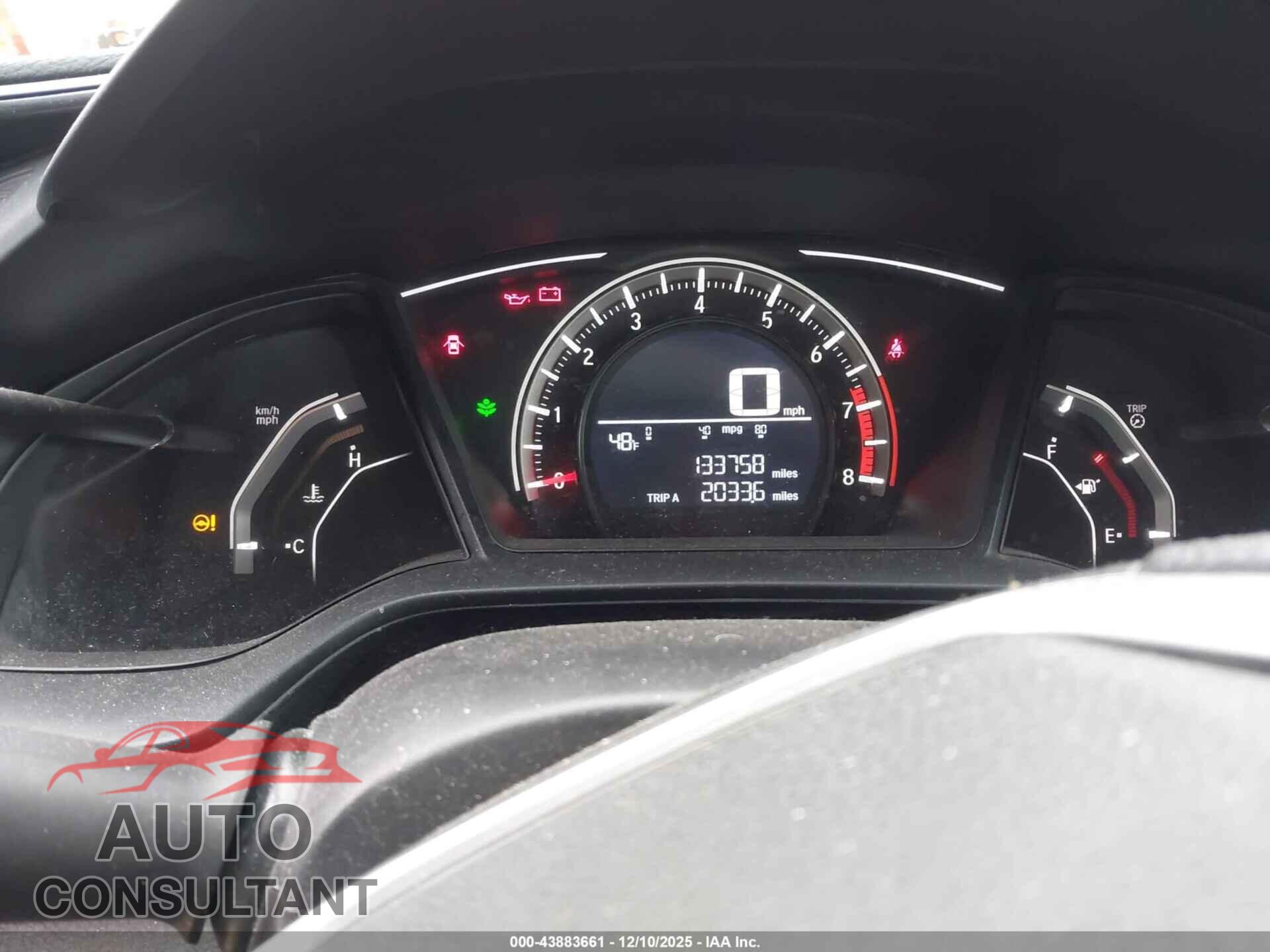 HONDA CIVIC 2017 - 19XFC2E55HE047366